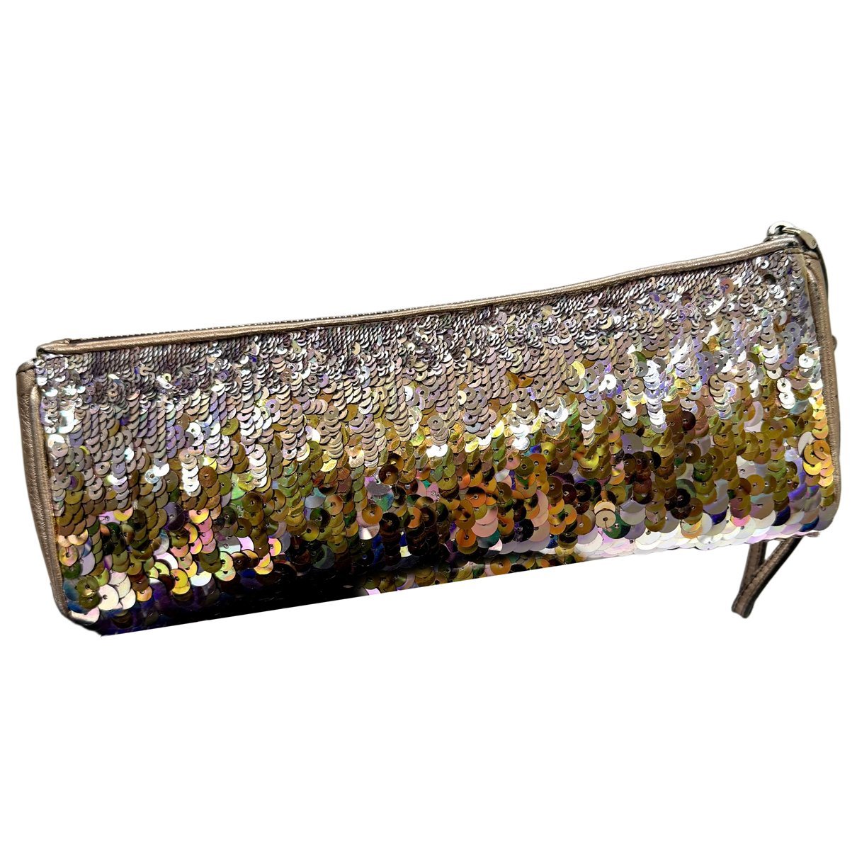 Glitter clutch bag