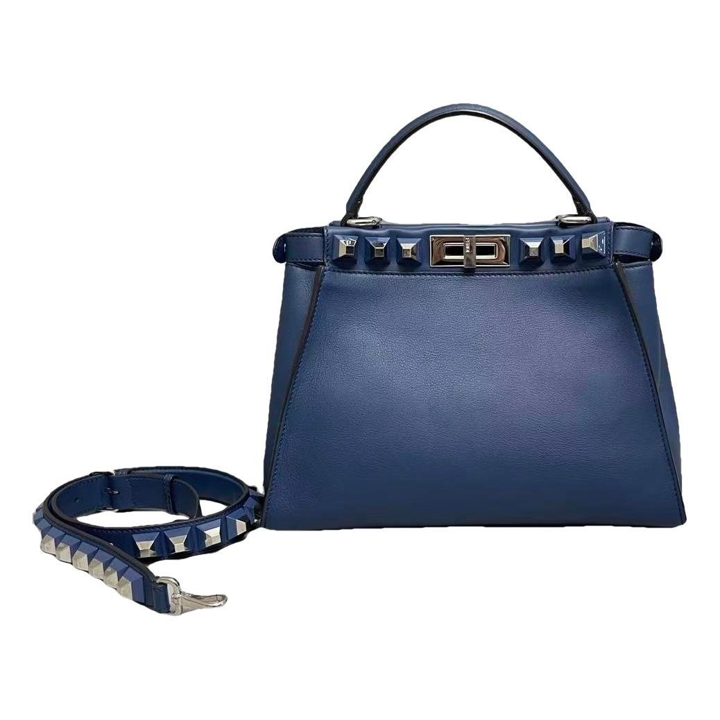 Peekaboo leather handbag