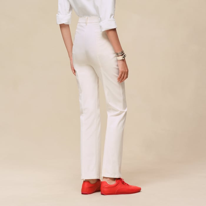 Blanc Naturel Straight Leg Pants