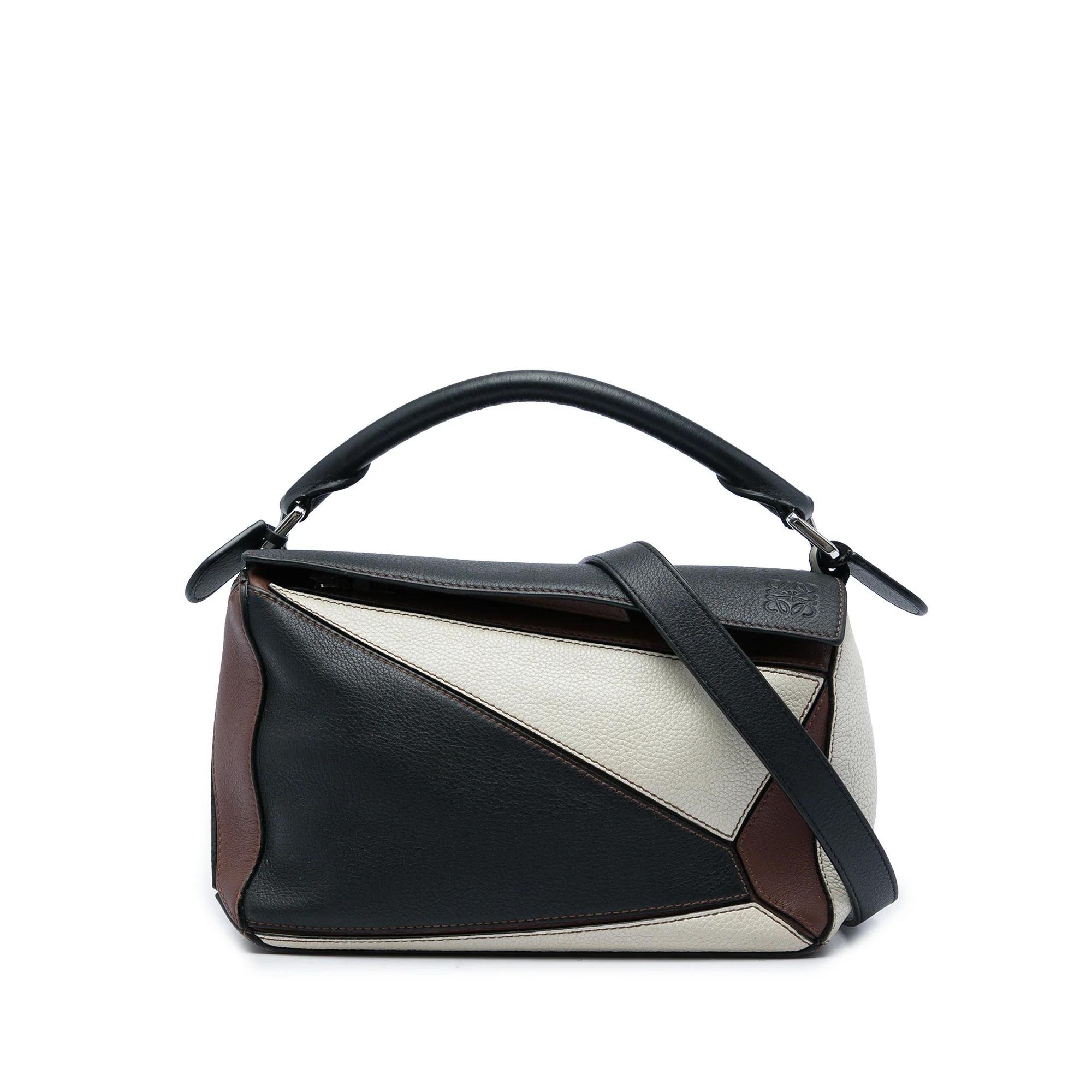 Puzzle pony-style calfskin handbag