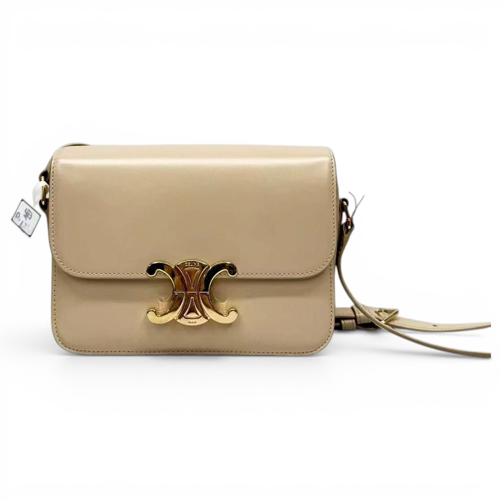Triomphe leather handbag