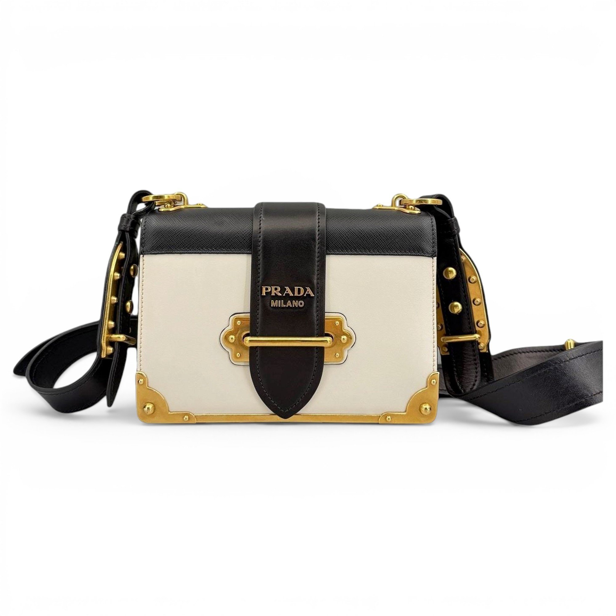 Cahier leather handbag