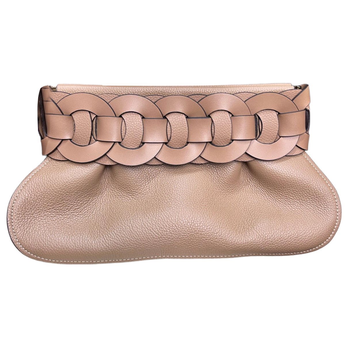 Darryl leather clutch bag