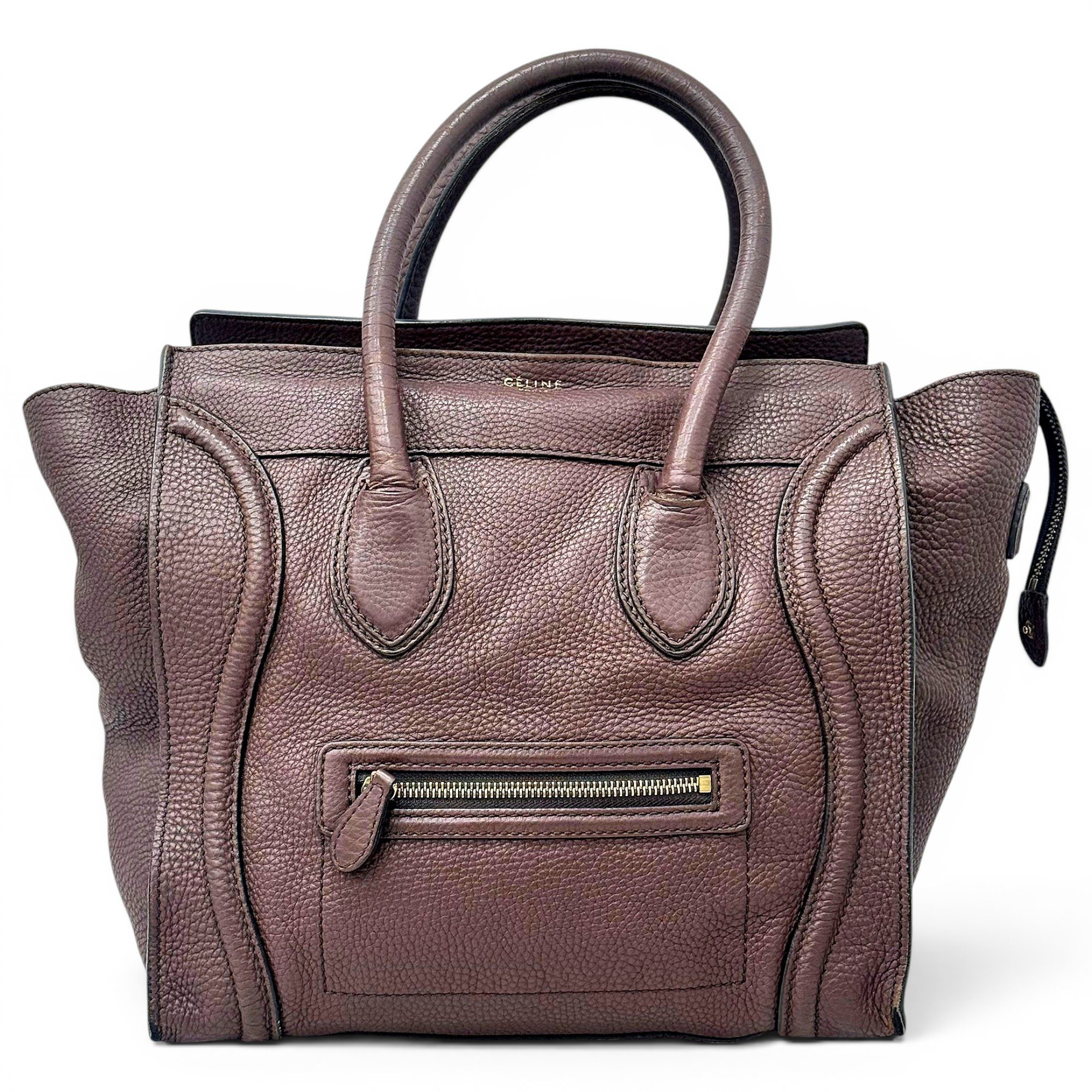 Luggage leather handbag