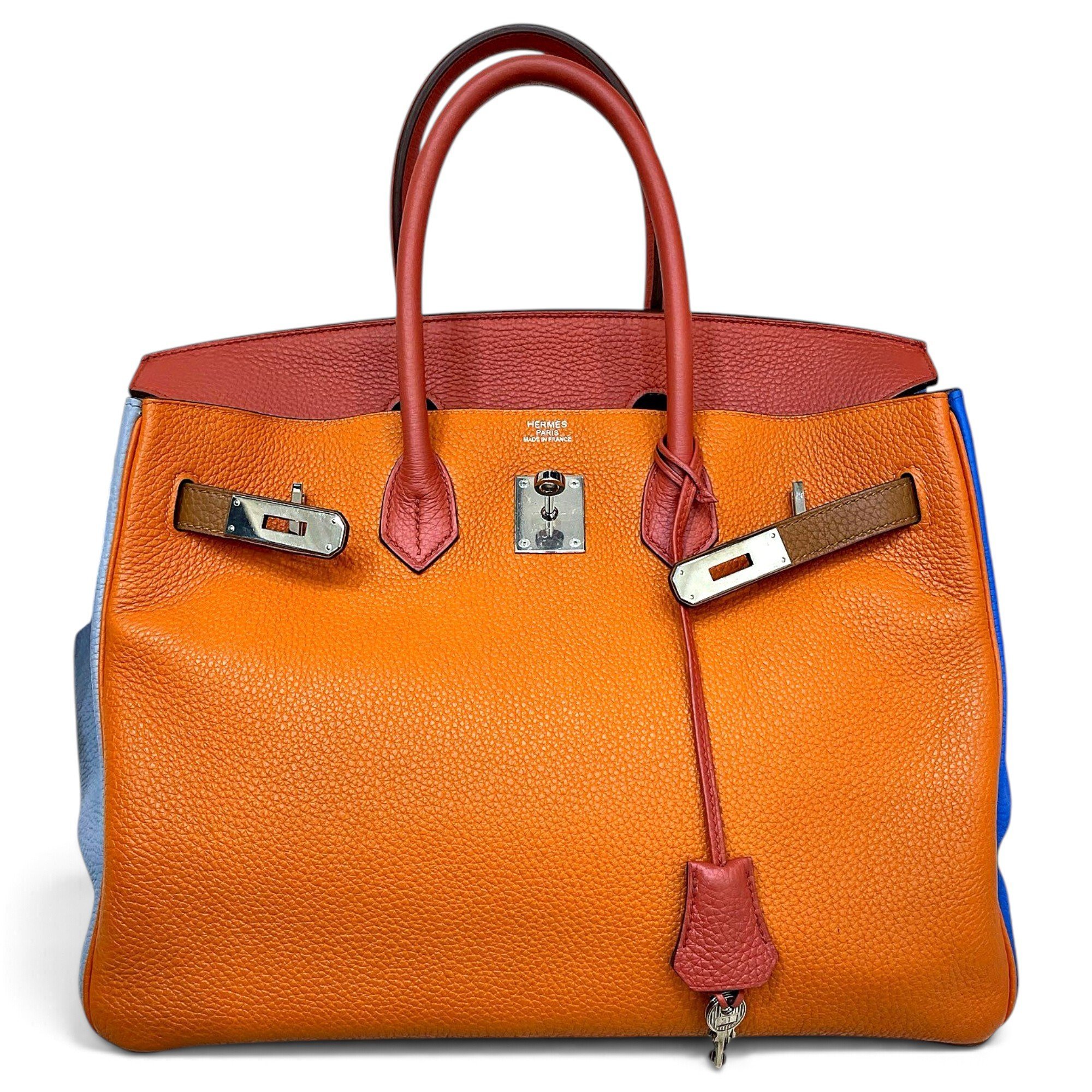 Birkin 35 leather handbag