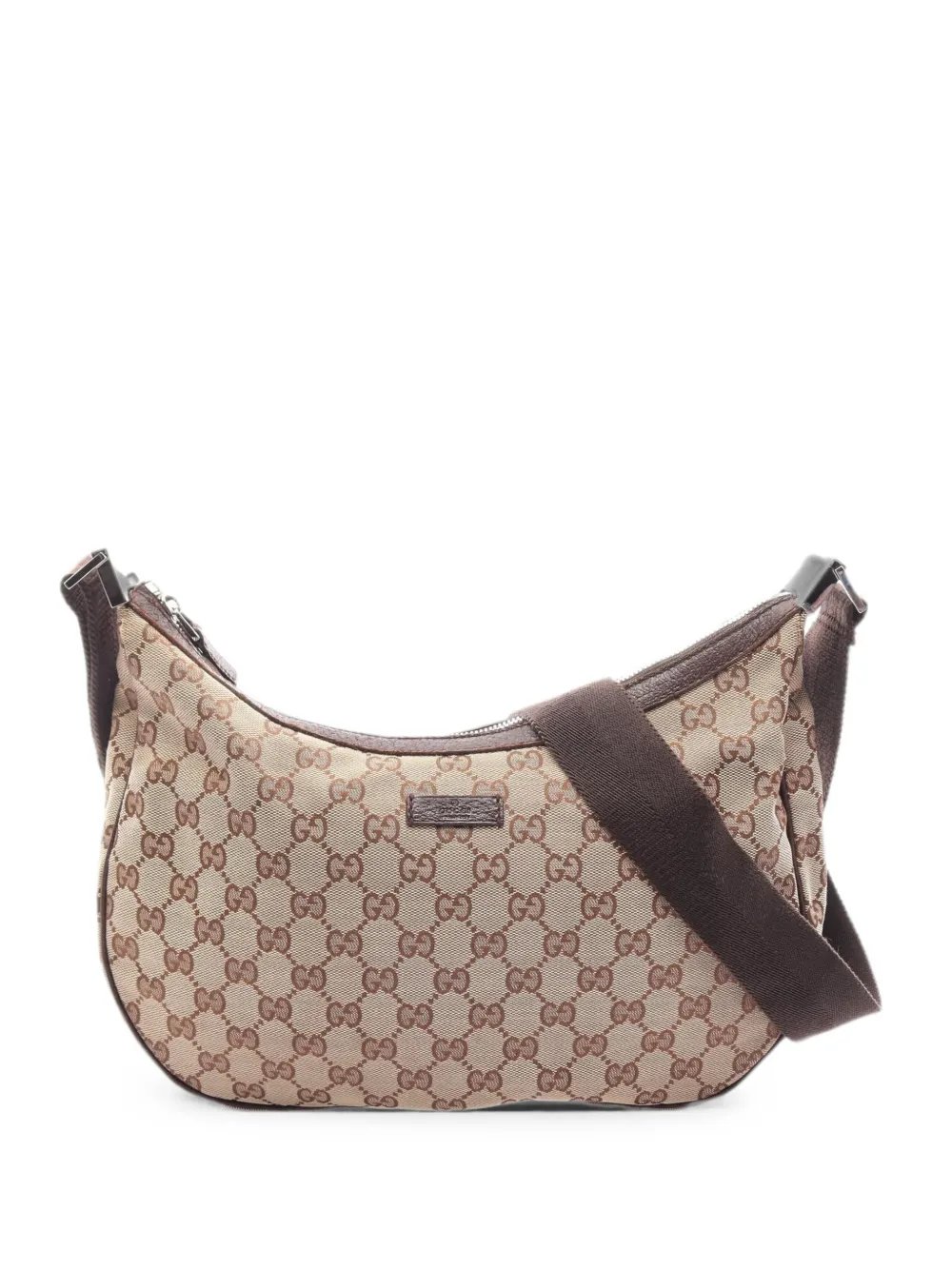 2000s GG canvas shoulder bag