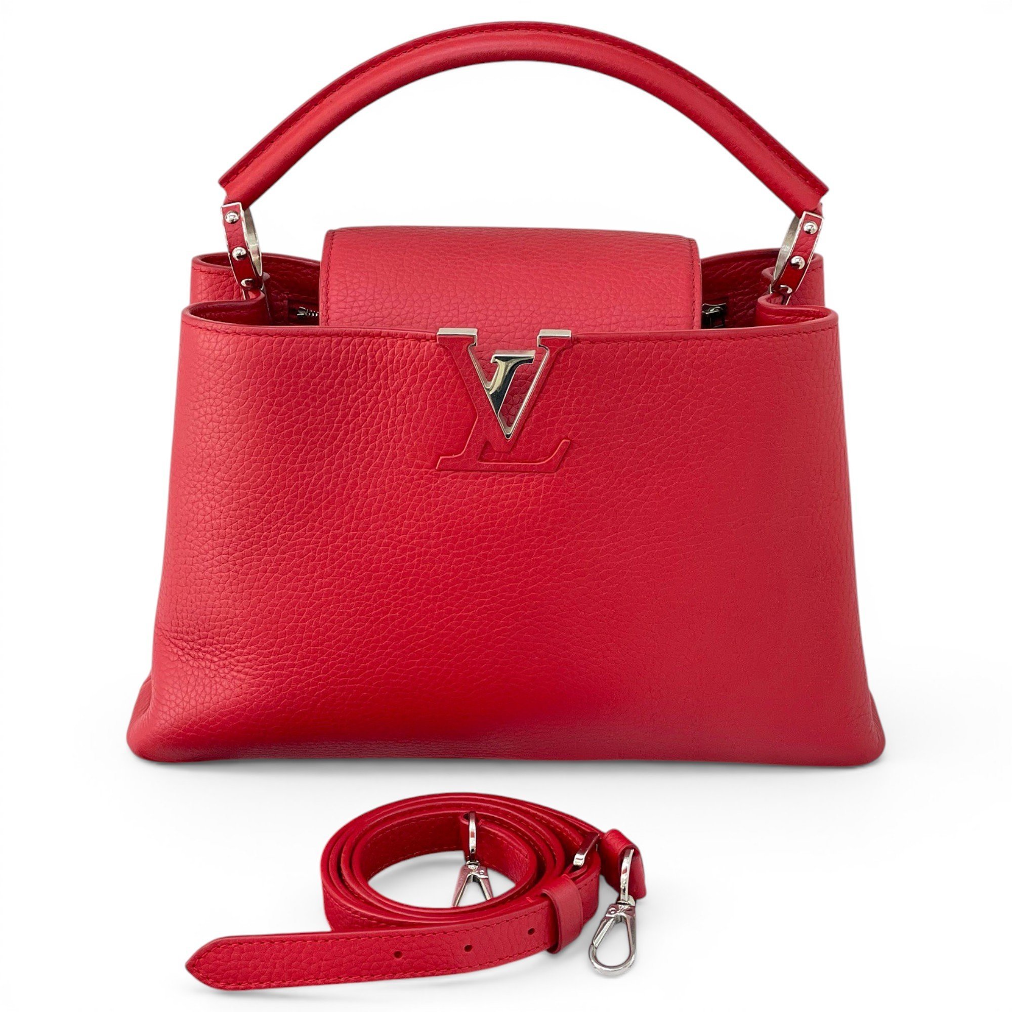 Capucines leather handbag