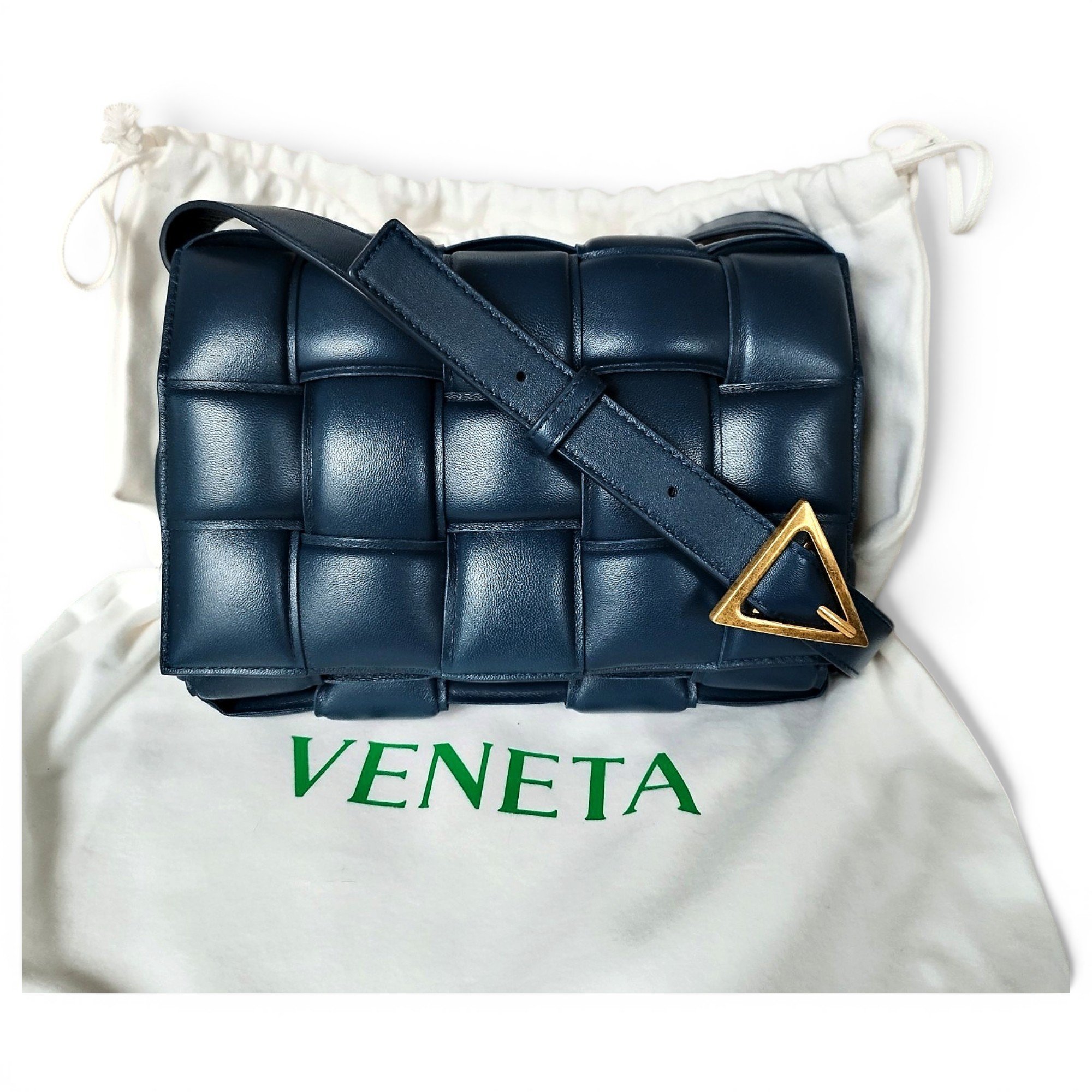 Cassette Padded leather handbag