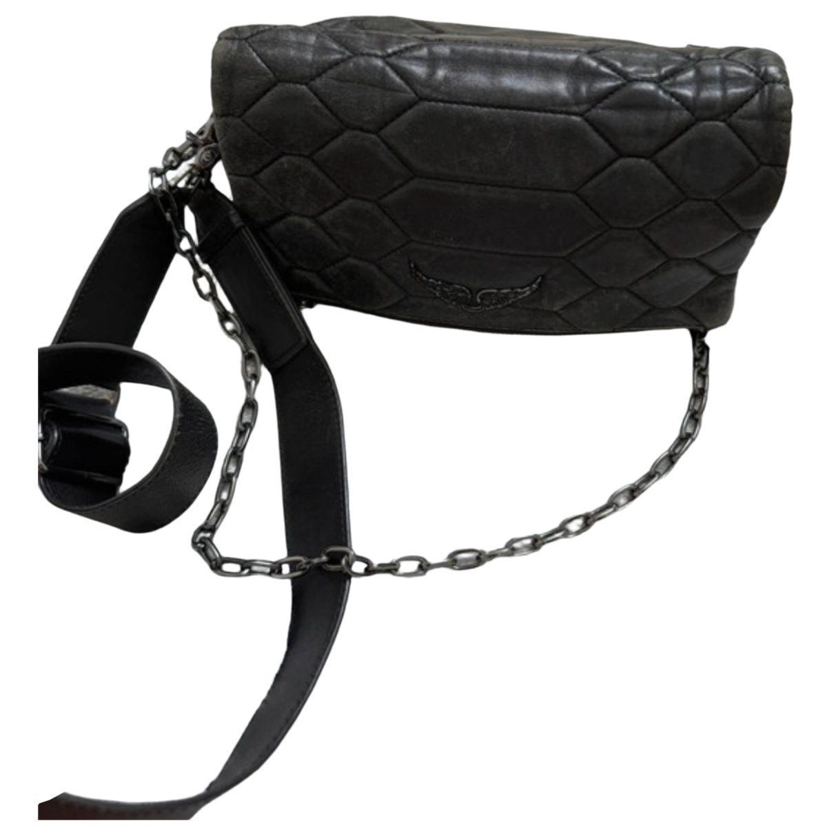 Rock leather handbag