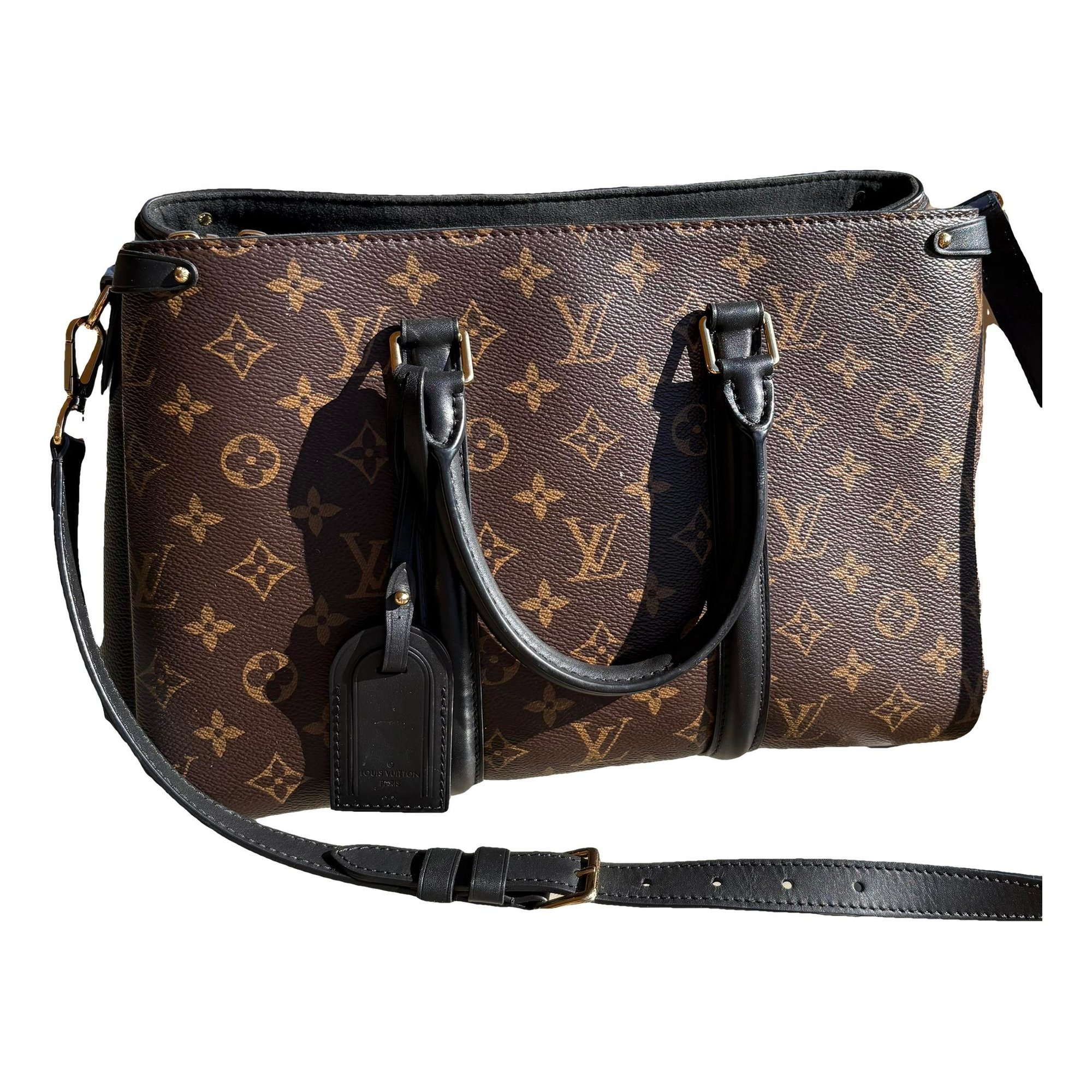 Soufflot vinyl crossbody bag