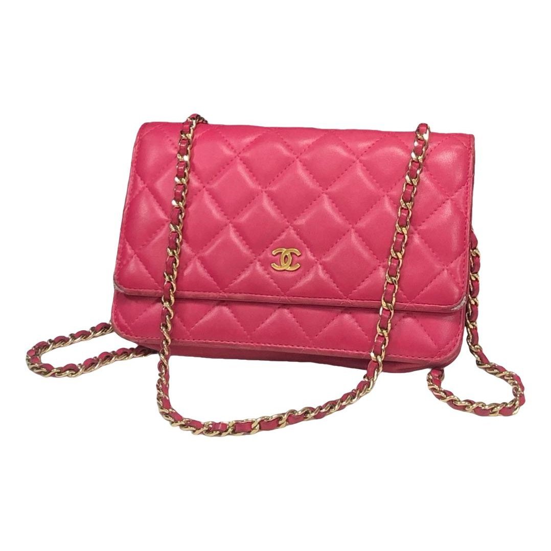 Wallet On Chain Timeless/Classique leather crossbody bag