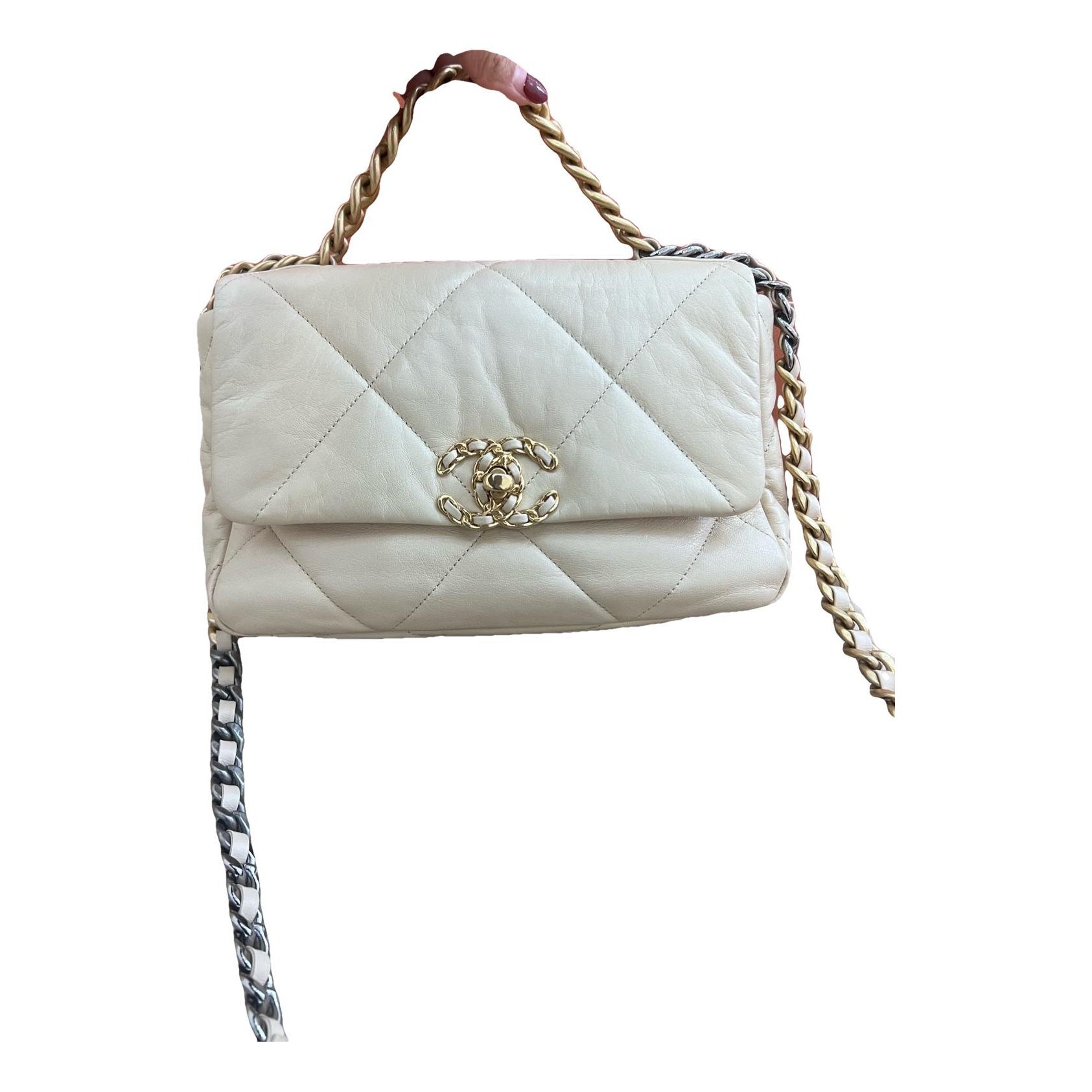 Chanel 19 leather handbag