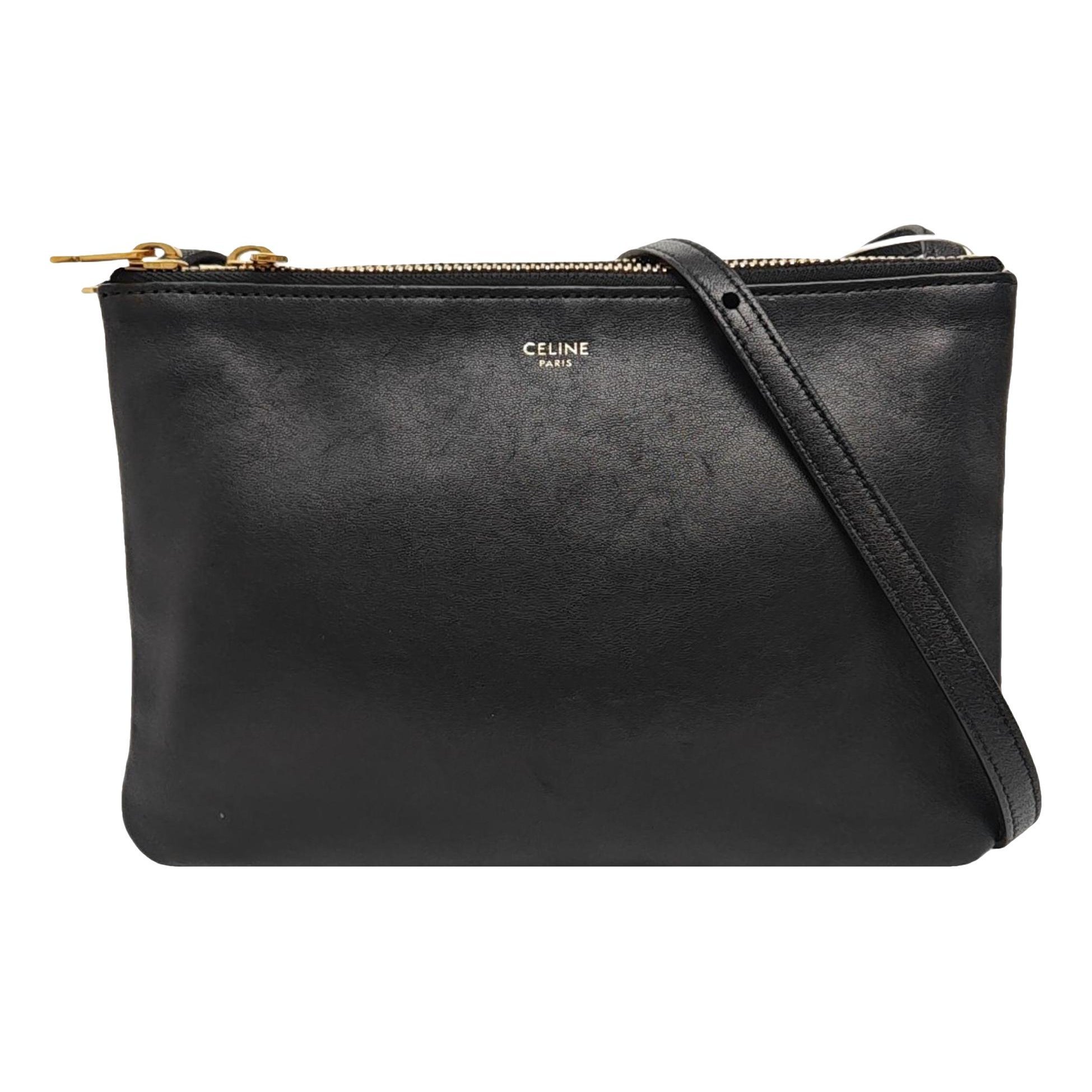 Trio leather crossbody bag