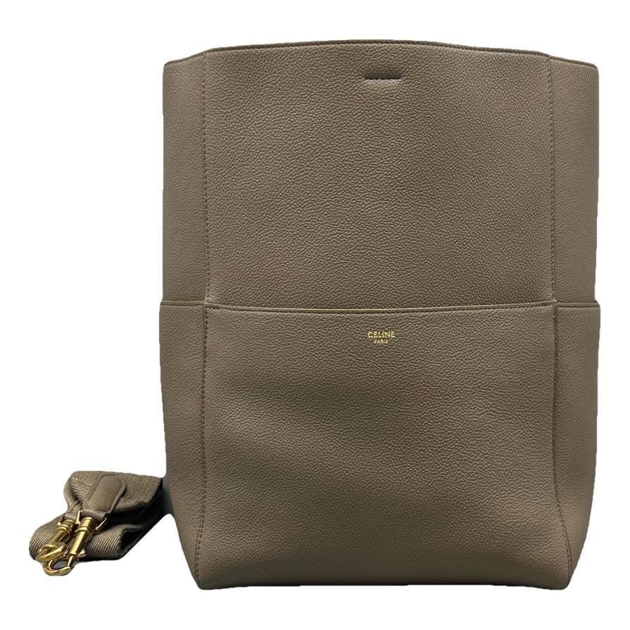 Seau Sangle leather handbag