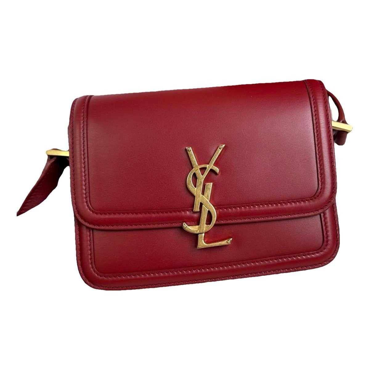 Solférino leather handbag
