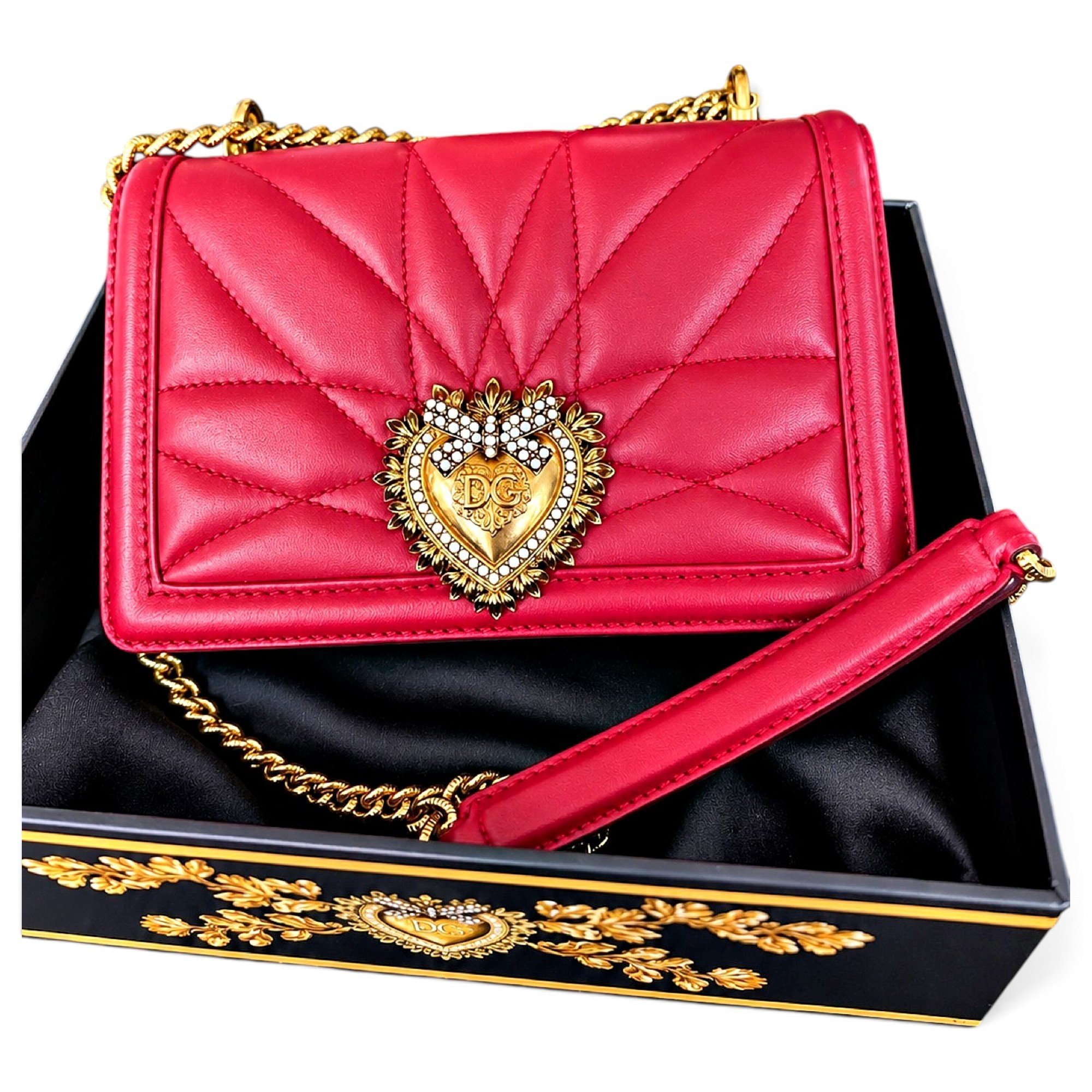 Dolce & Gabbana Devotion leather crossbody bag