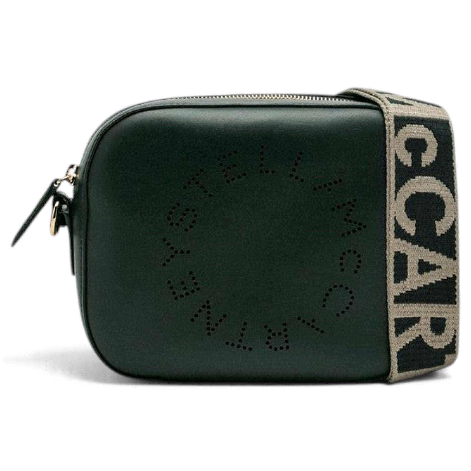 Logo vegan leather crossbody bag