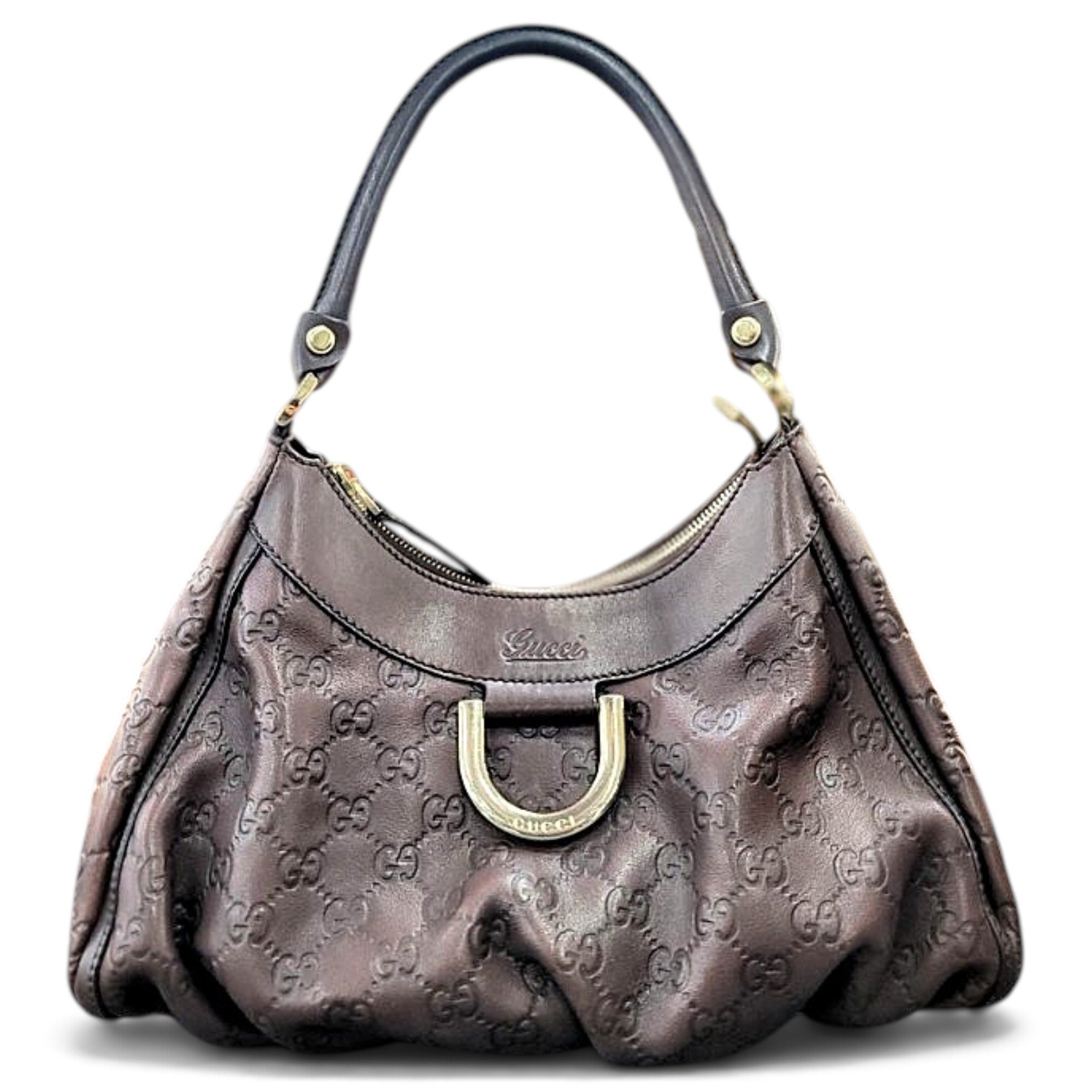 D-Ring leather handbag