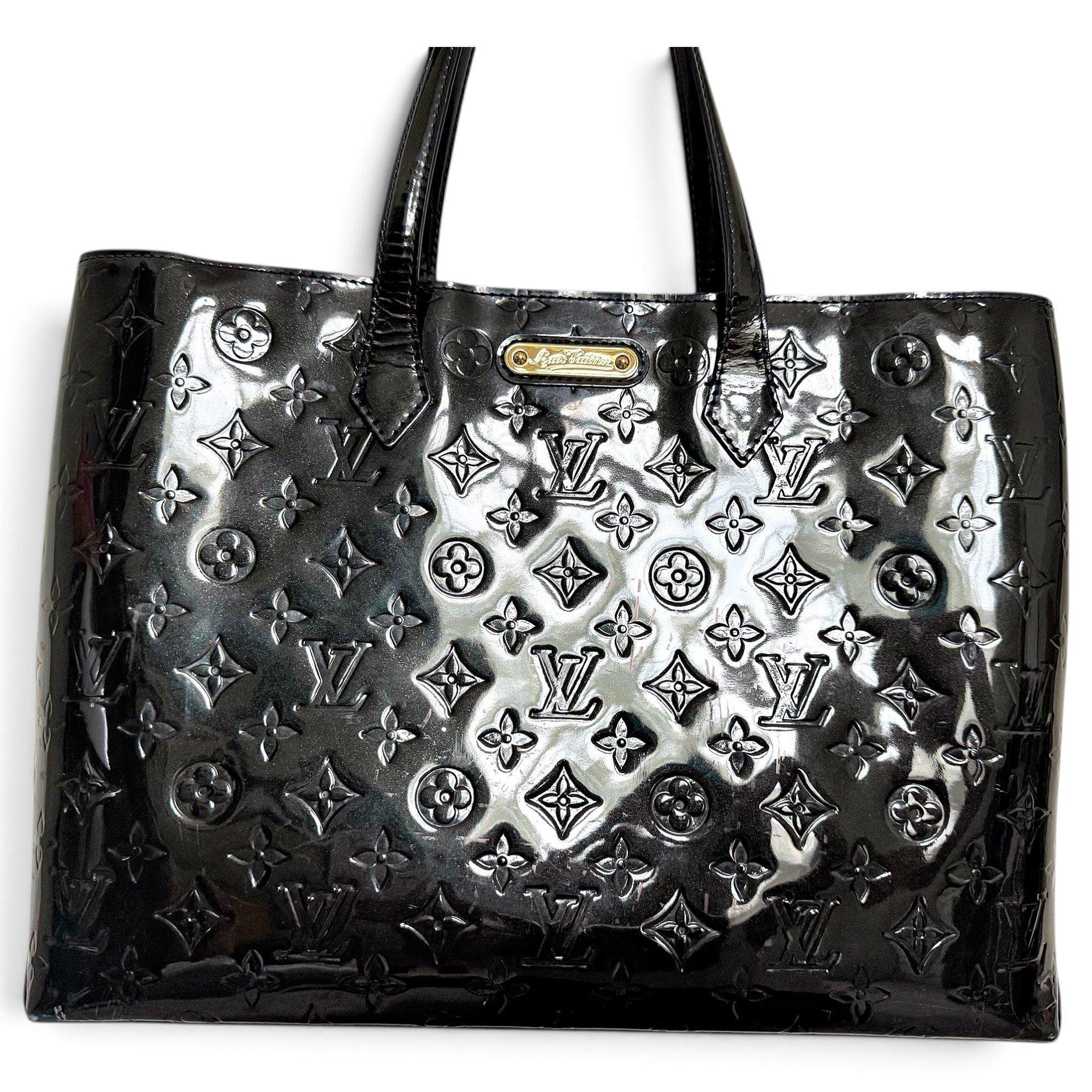 Wilshire patent leather tote