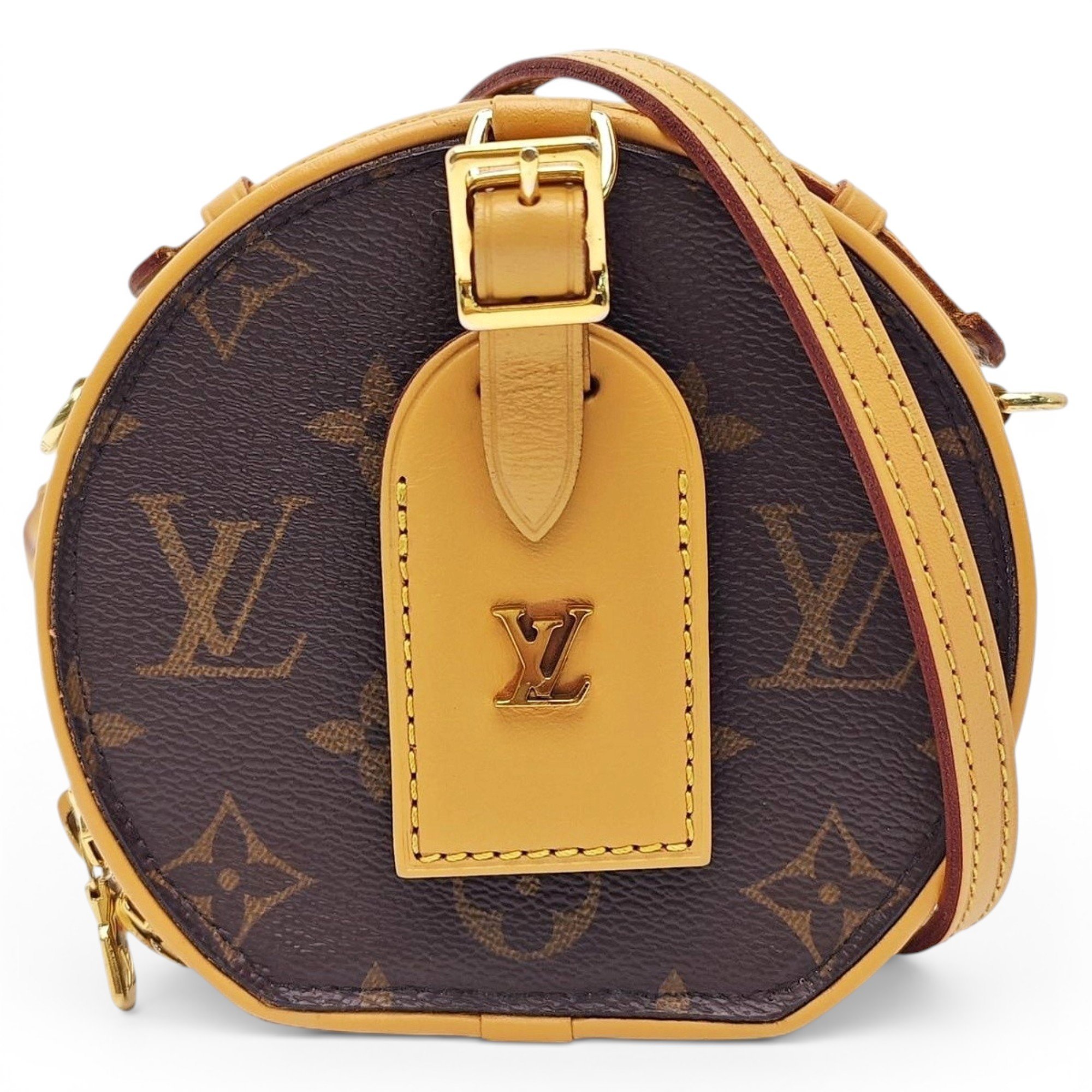 Micro boite chapeau leather handbag