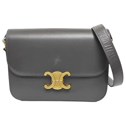 Triomphe leather handbag