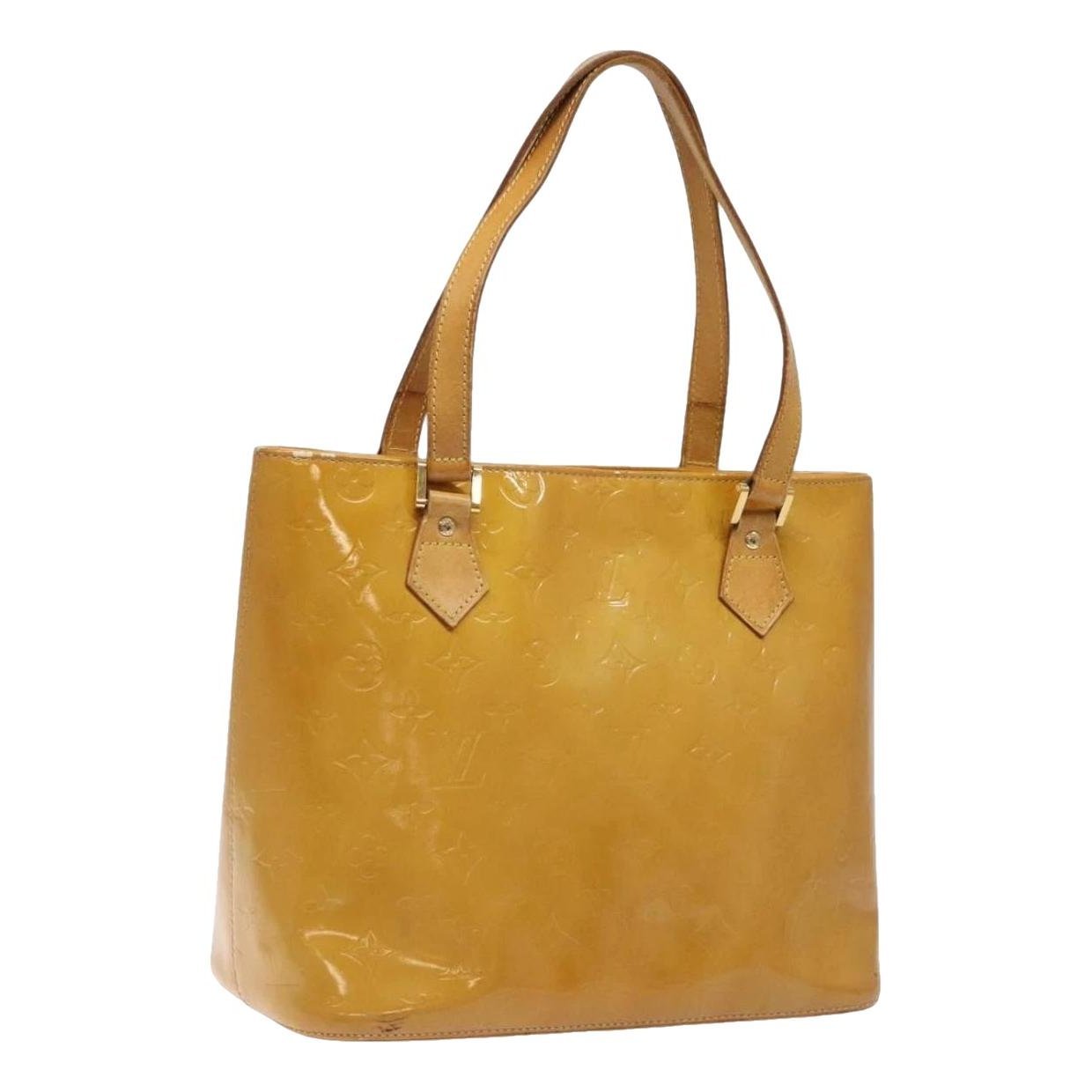 Patent leather handbag