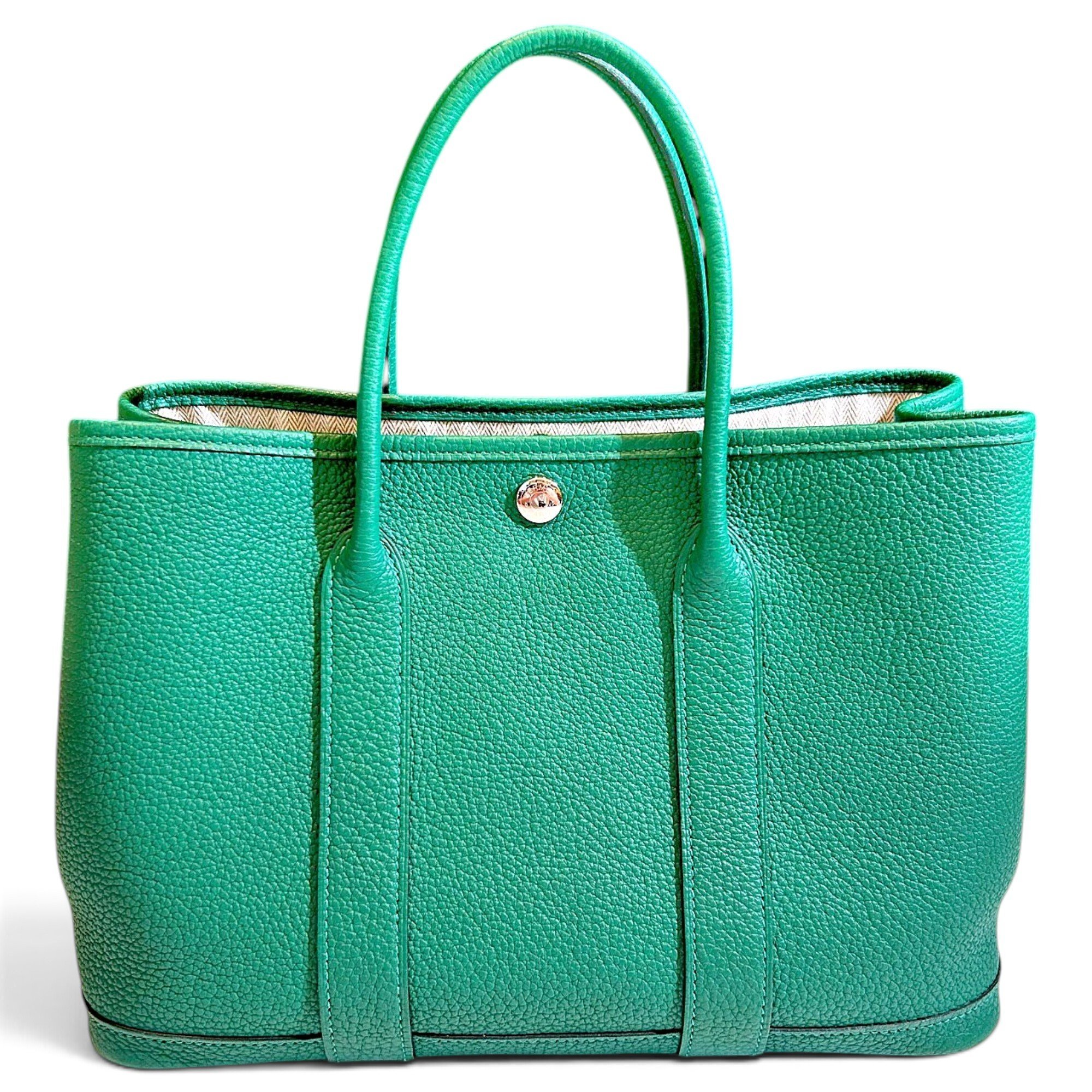 Garden Party leather handbag