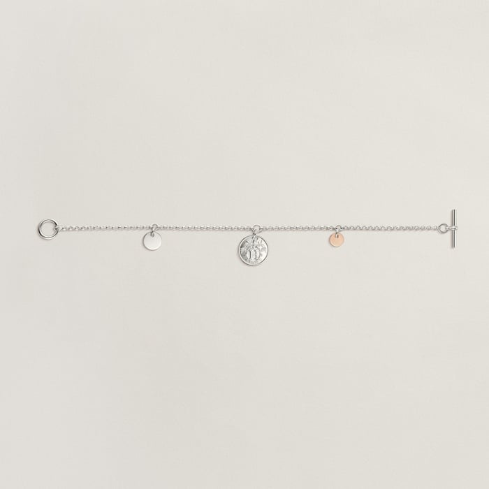 Sans Coloris Hermès Ex-libris Bracelet, Small Model
