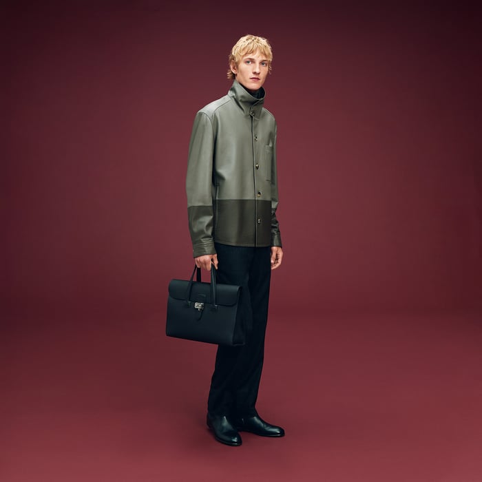 Noir Sac a Depeches Light 1-36 Briefcase