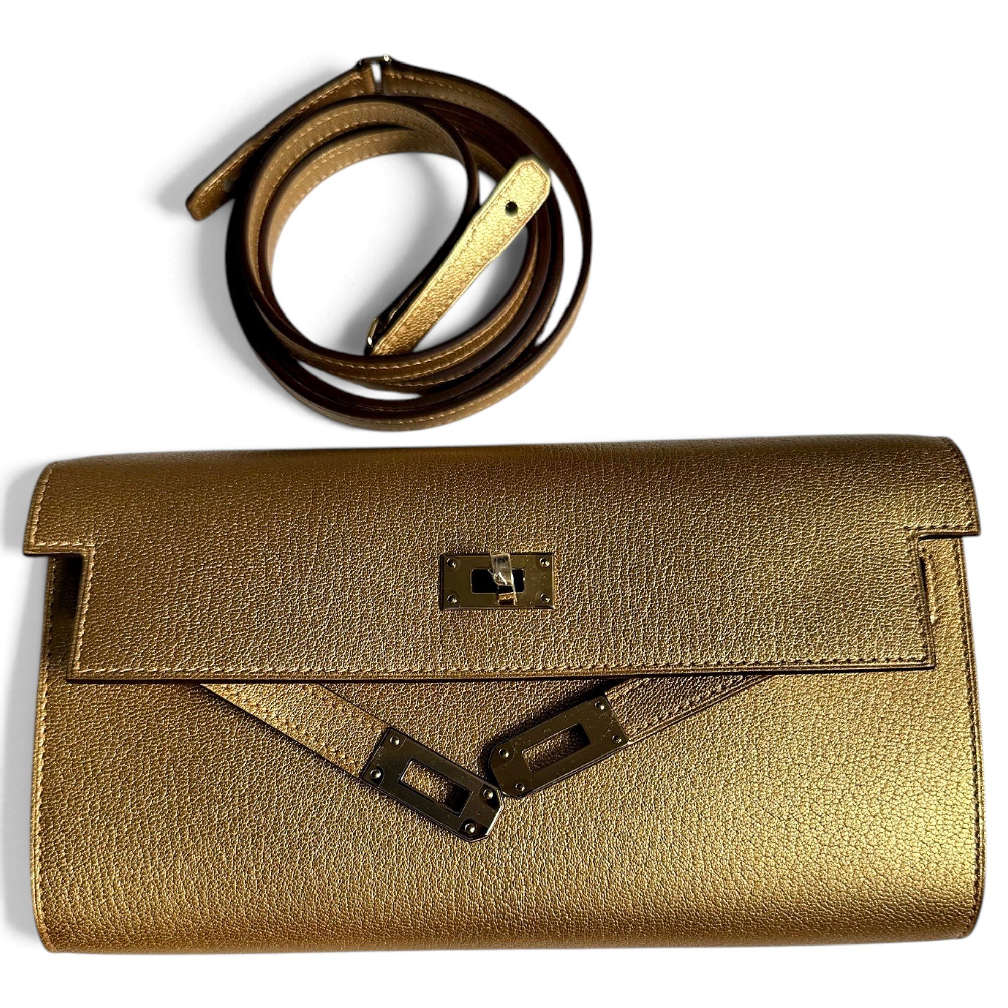Kelly to go leather clutch bag