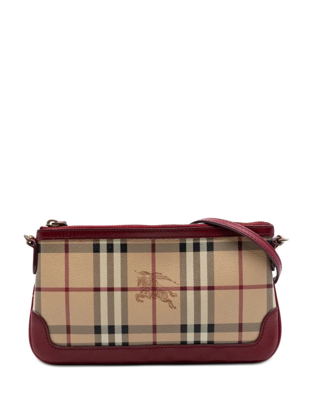 2000-2017 Haymarket Check Coated Canvas Peyton crossbody bag