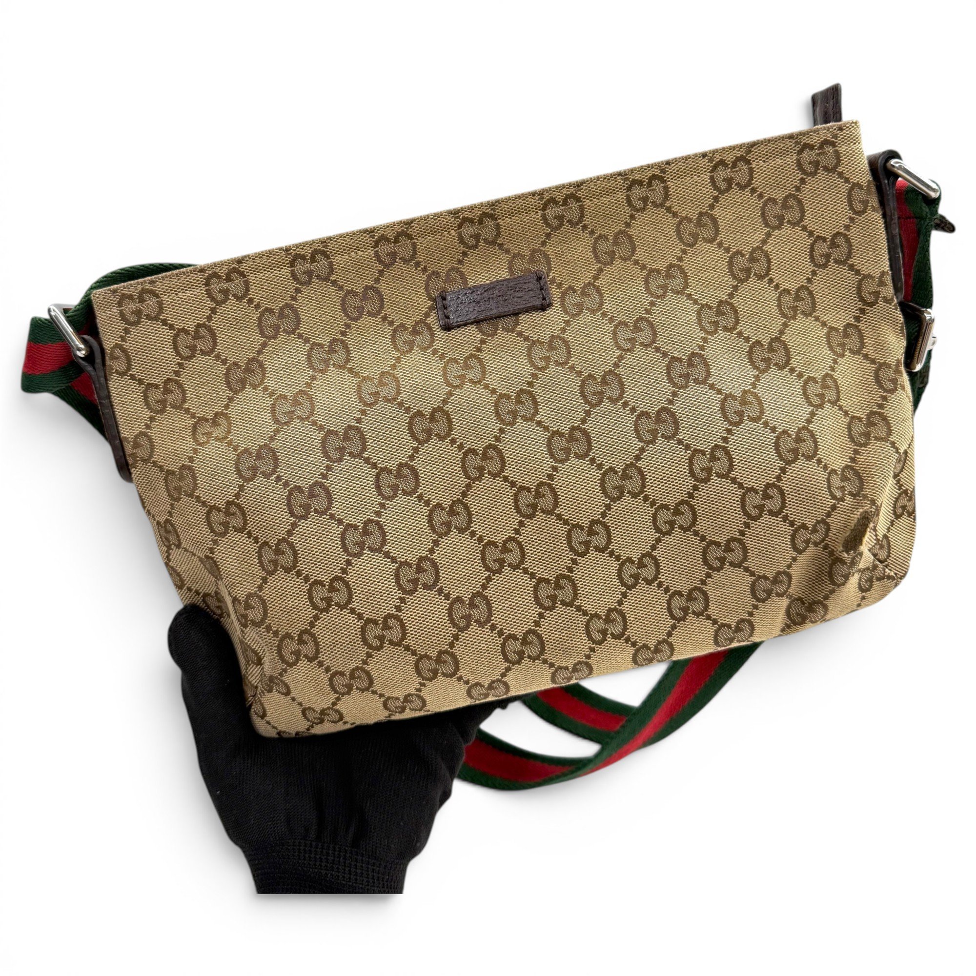 Gucci Abbey cloth handbag
