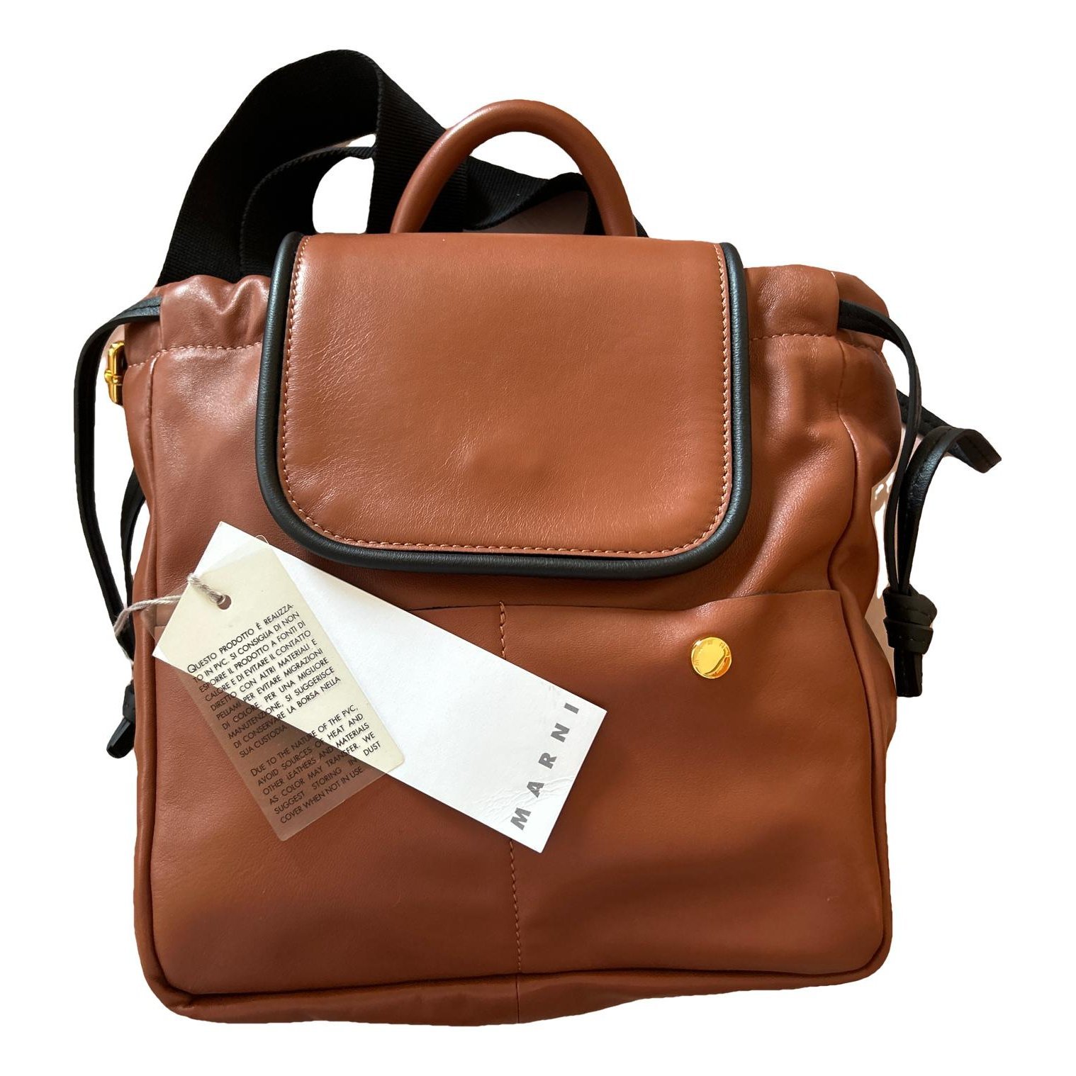 Vegan leather backpack