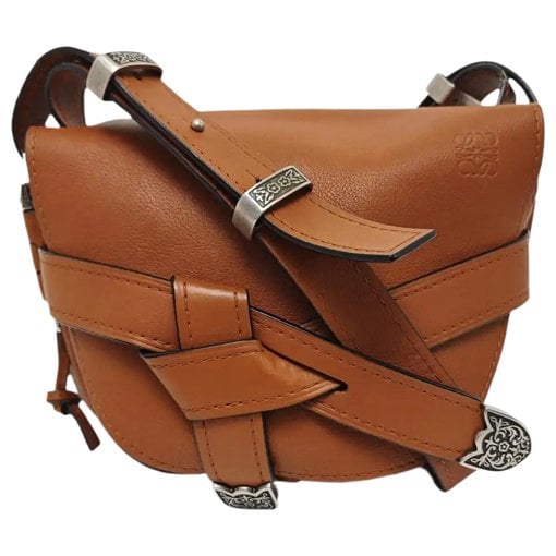 Gate leather crossbody bag