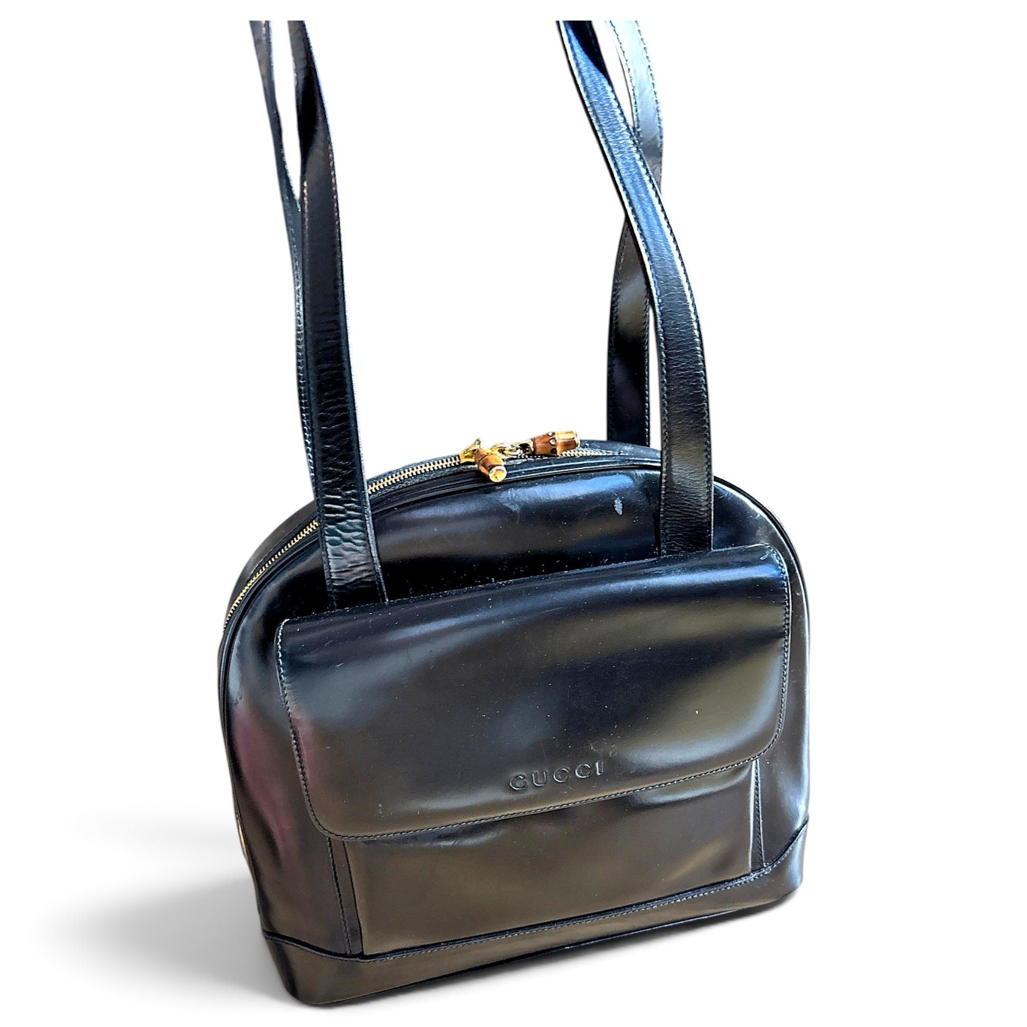 Leather handbag