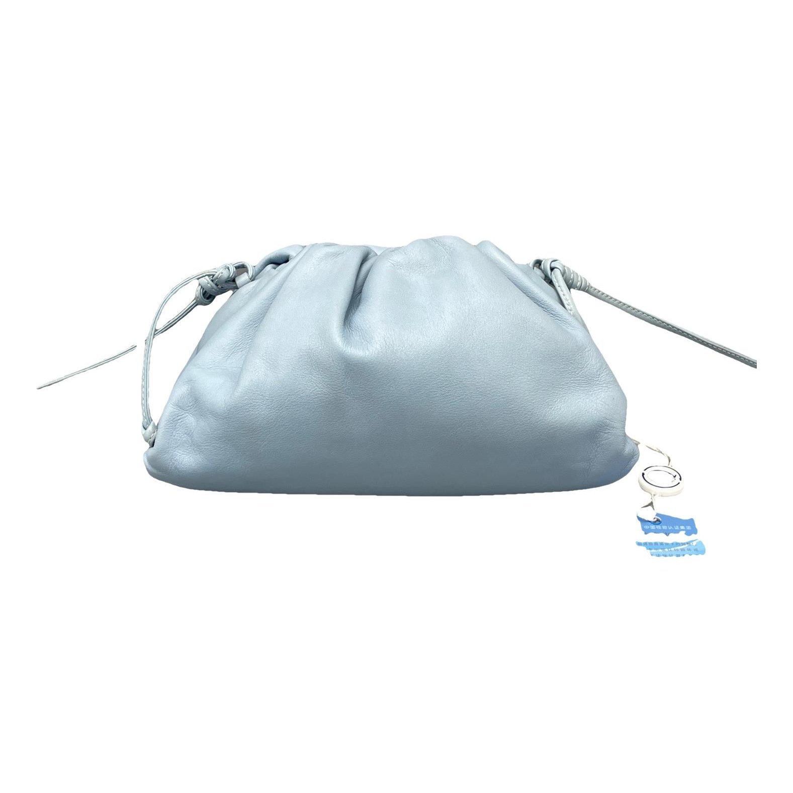 Pouch leather handbag