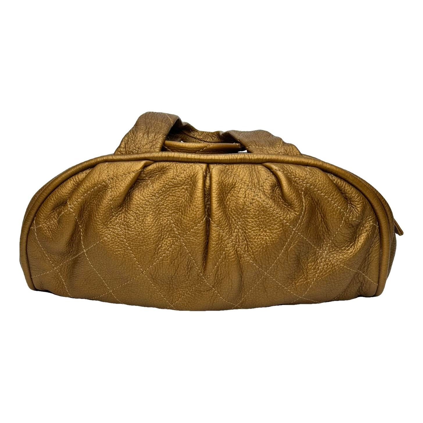 Leather bowling bag