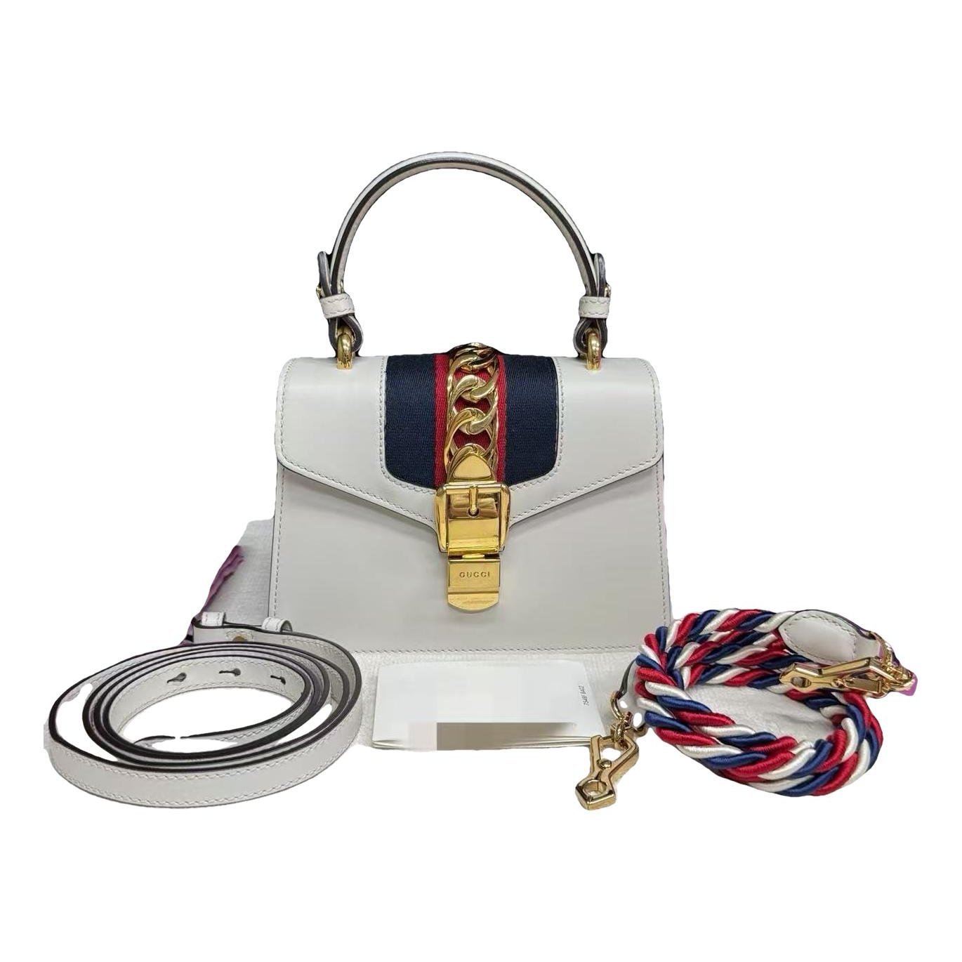 Sylvie Top Handle leather handbag
