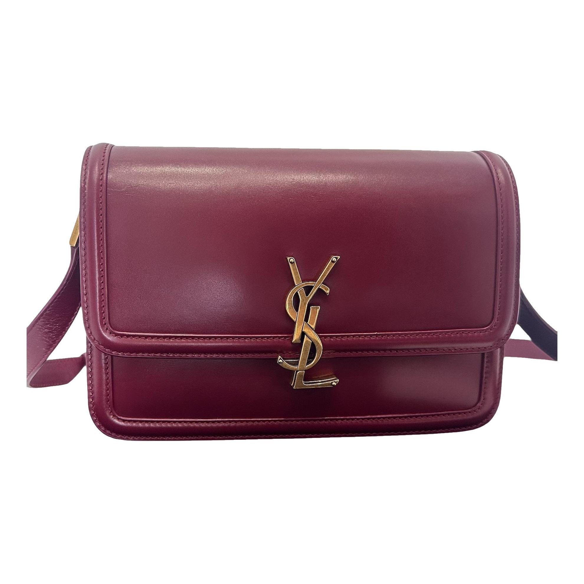 Solférino leather handbag