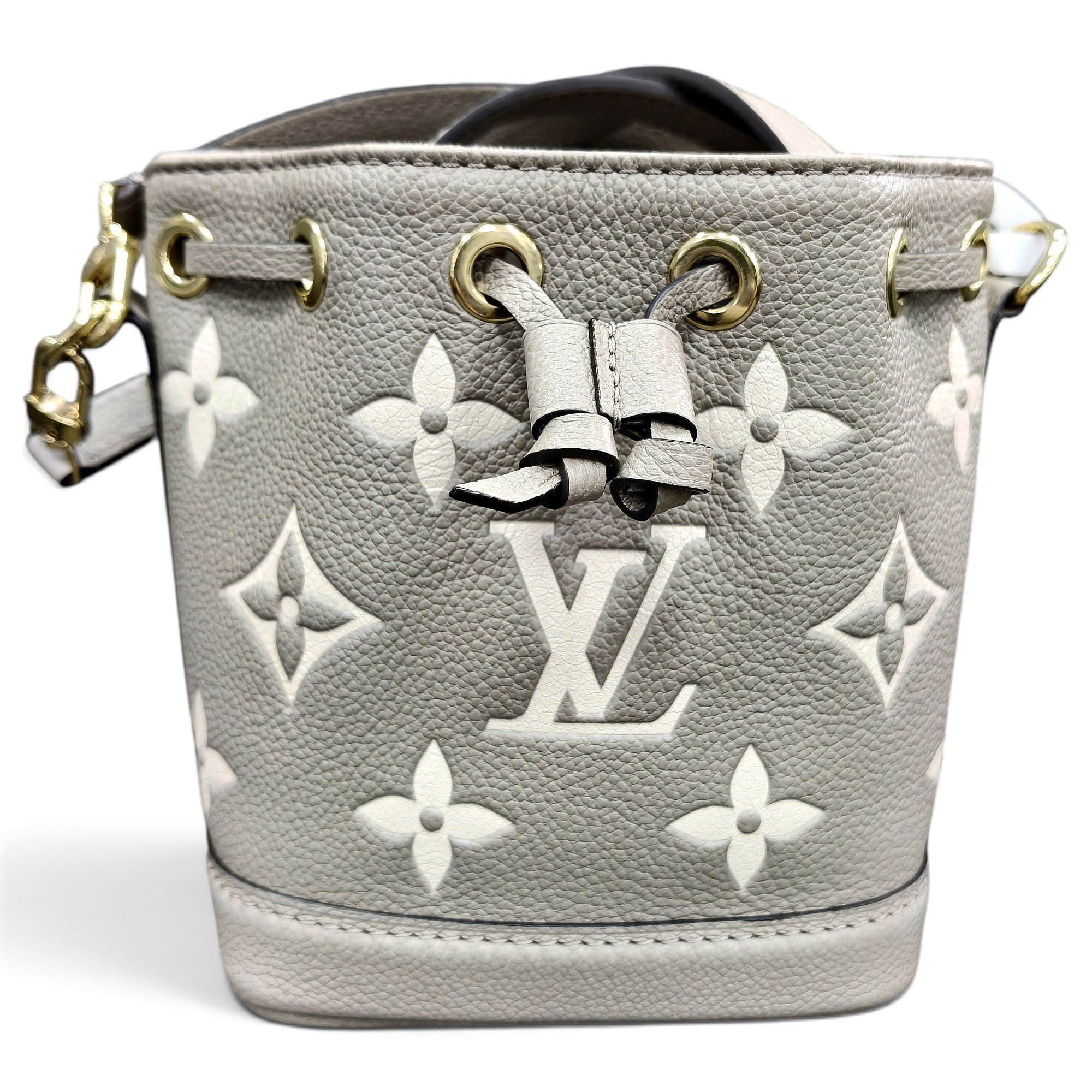 Nano Noé leather crossbody bag