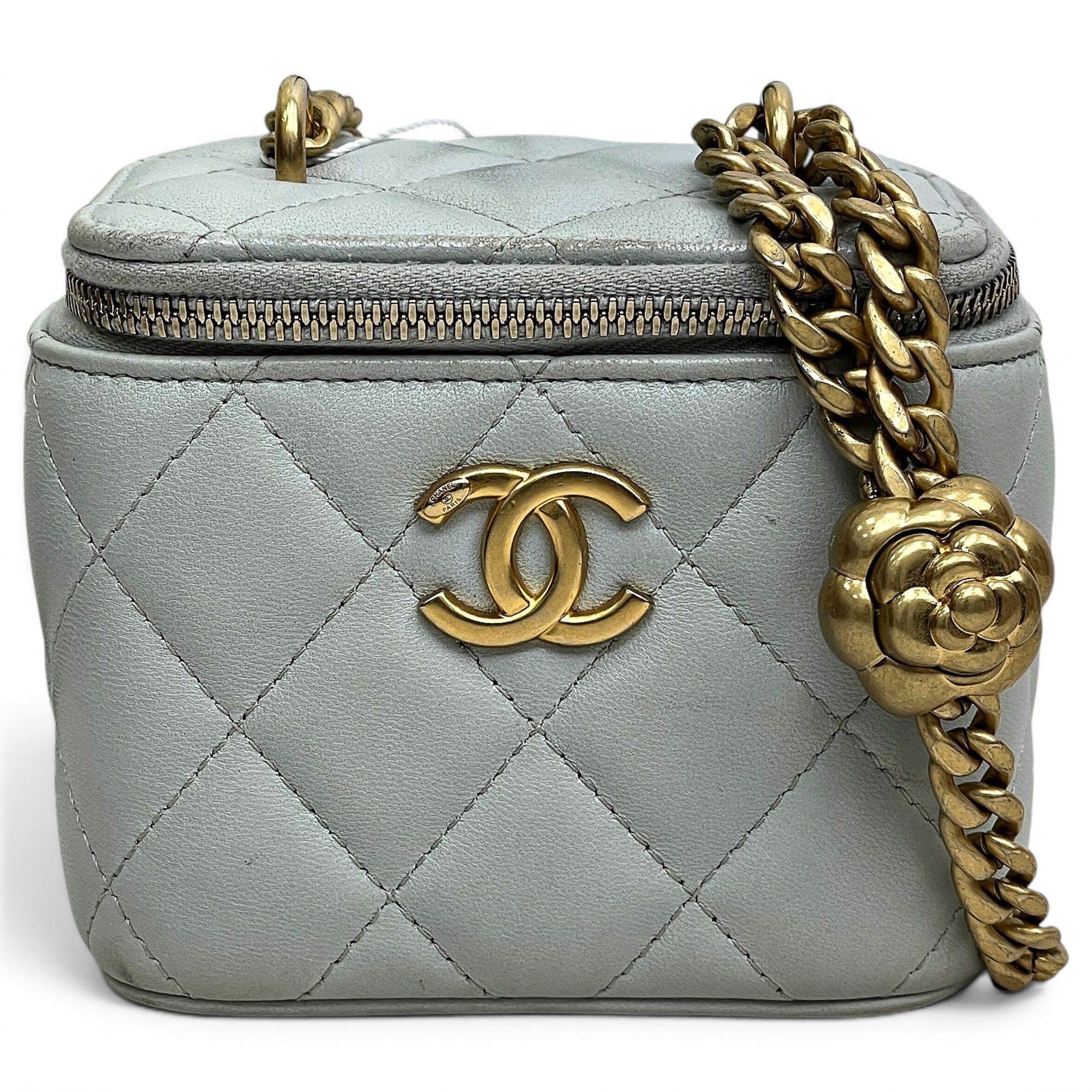 Trendy CC Vanity leather handbag