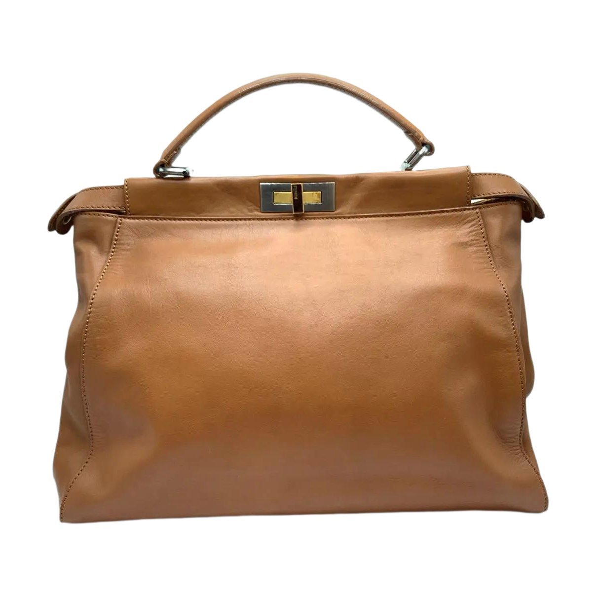Peekaboo leather handbag