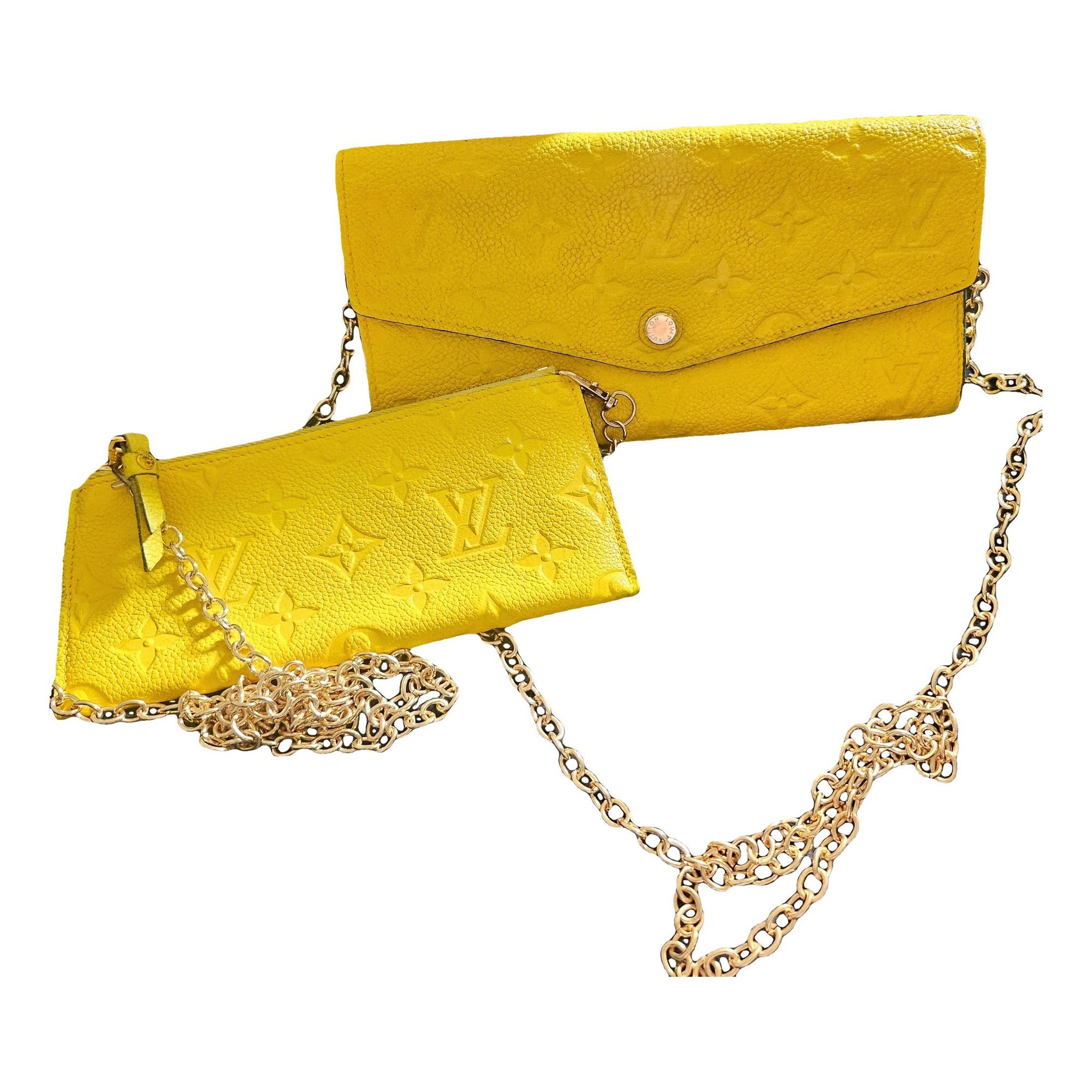 Twist Belt Wallet On Chain leather crossbody bag
