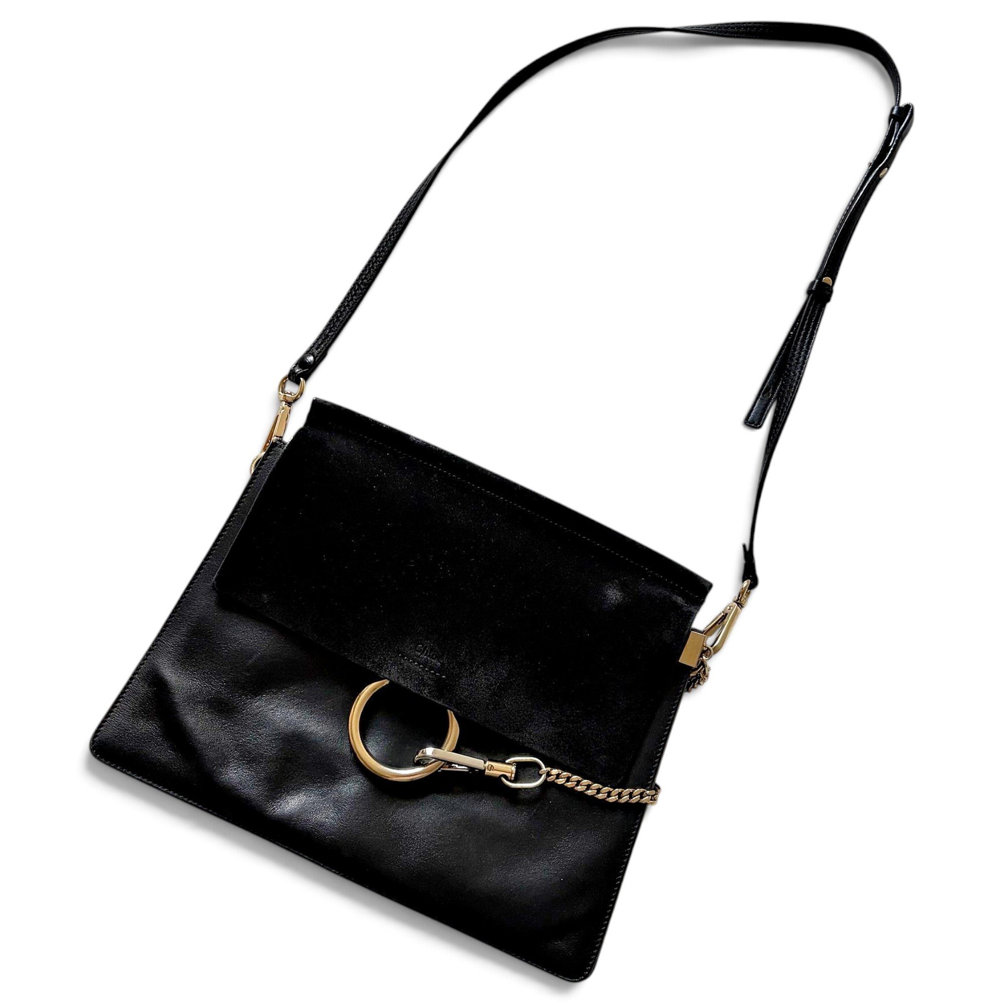 Faye leather crossbody bag