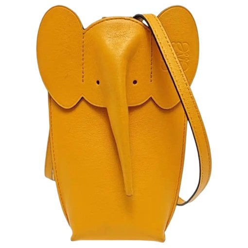 Animals leather crossbody bag