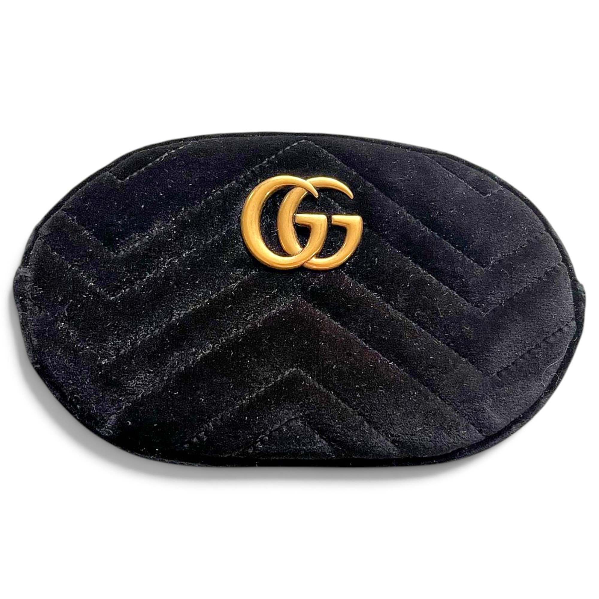 GG Marmont Oval velvet mini bag