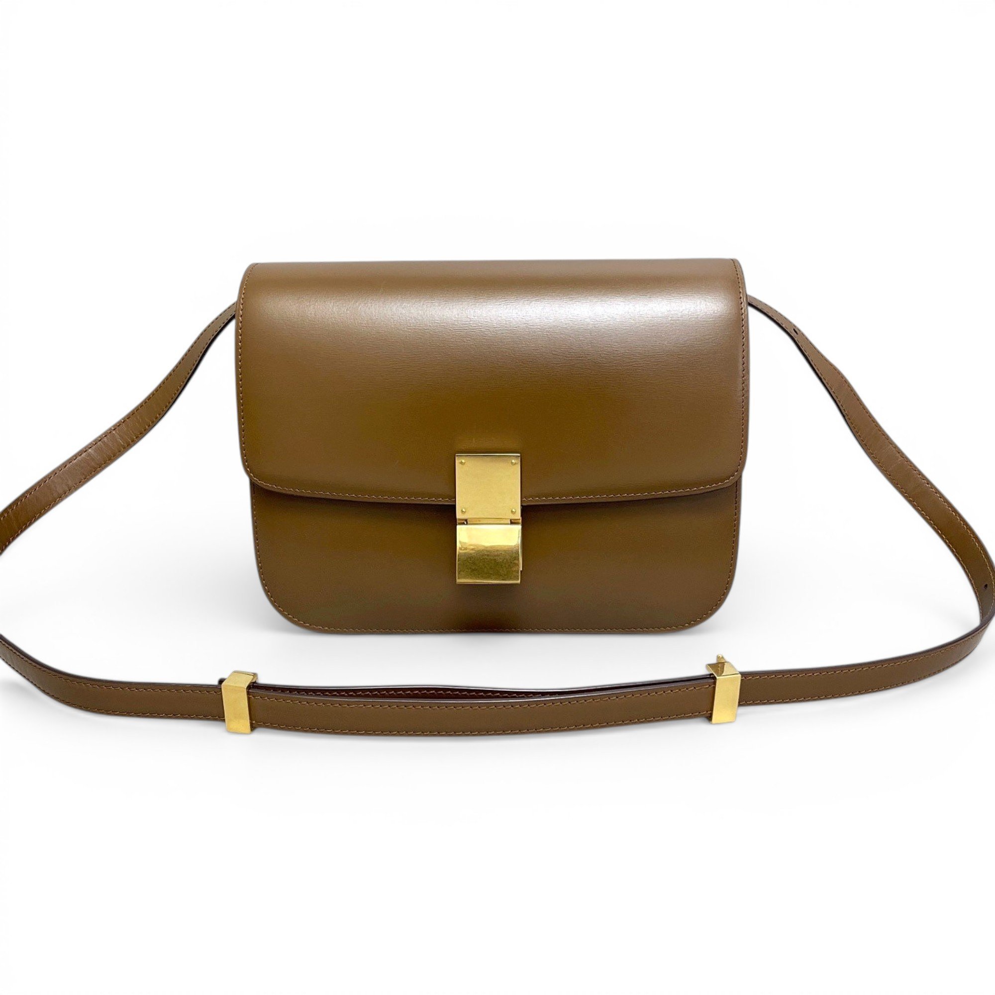 Classic leather handbag