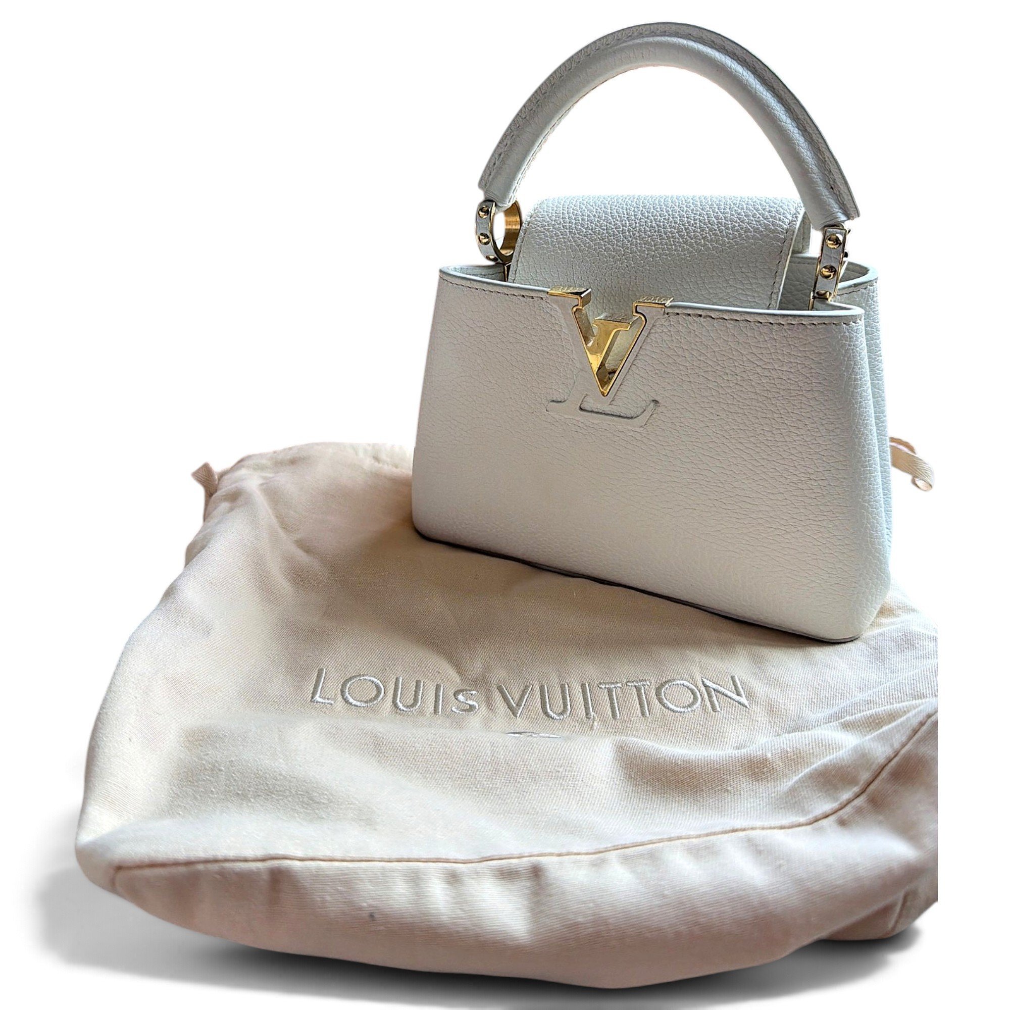Capucines leather handbag