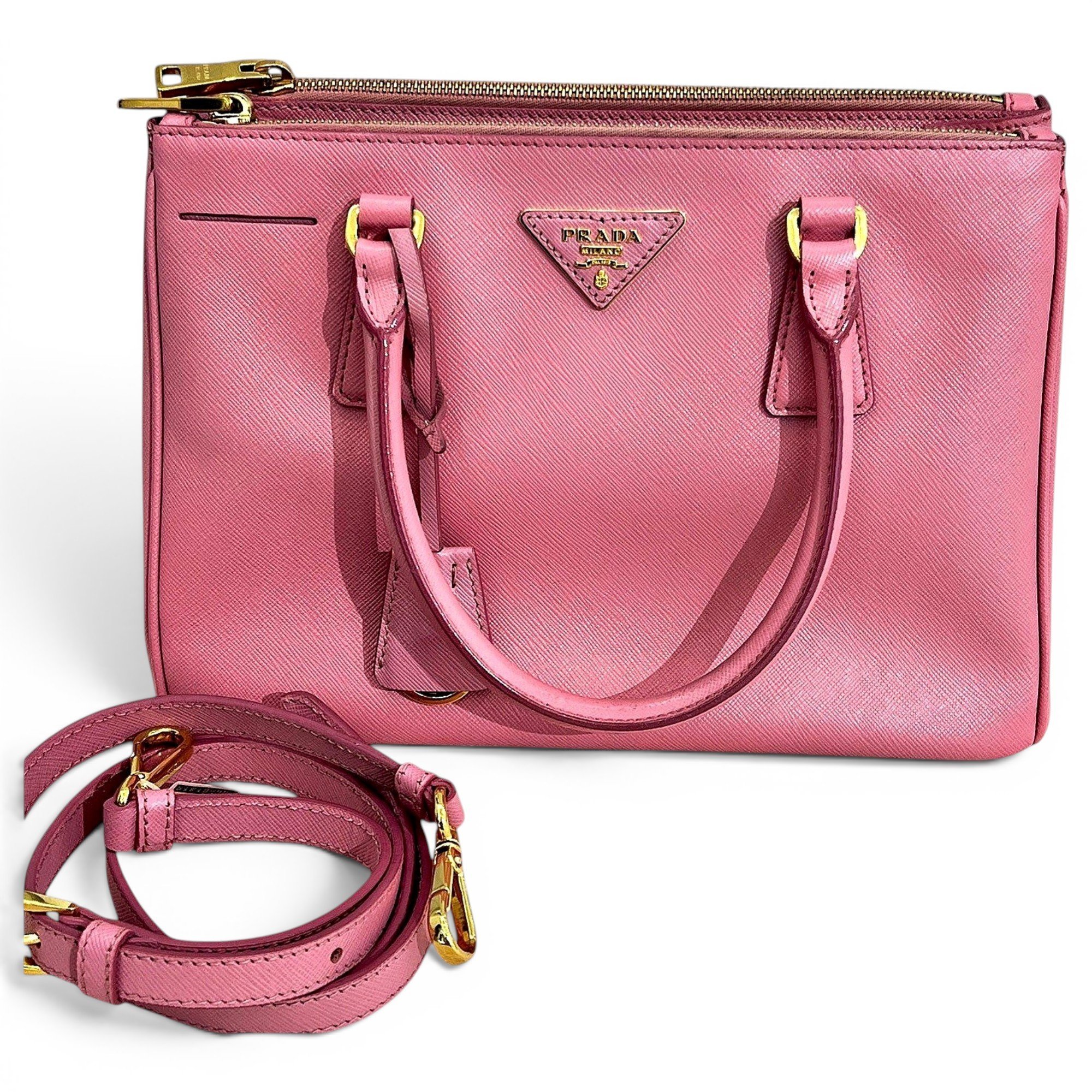 Galleria leather handbag
