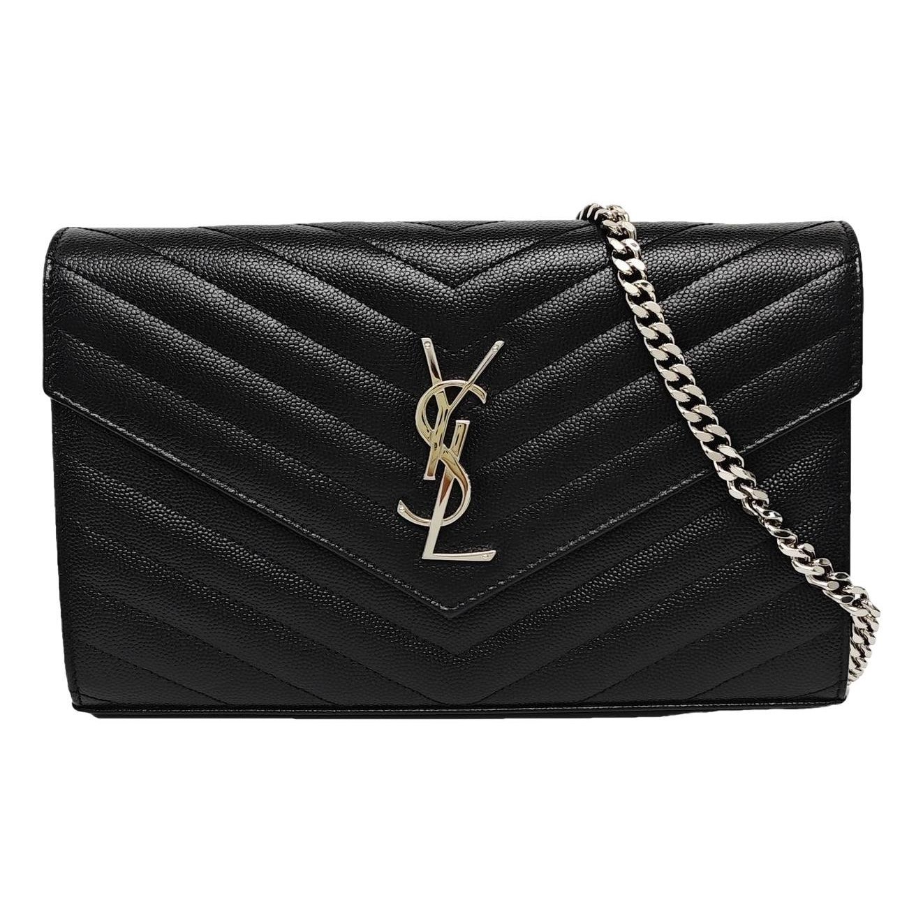 Baby monogramme leather handbag